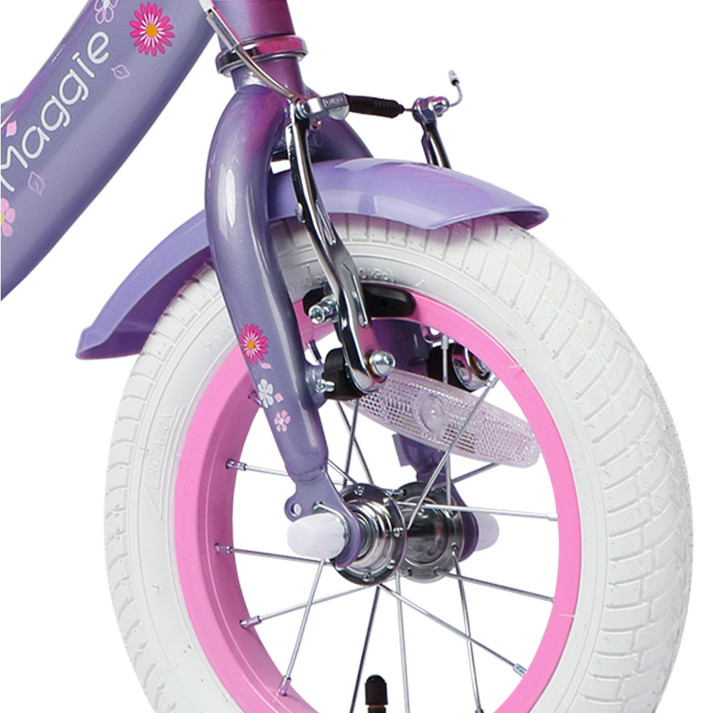 Glerc 12" Toddler Bike with Doll Seat For 2 - 4 Years Old - Maggie