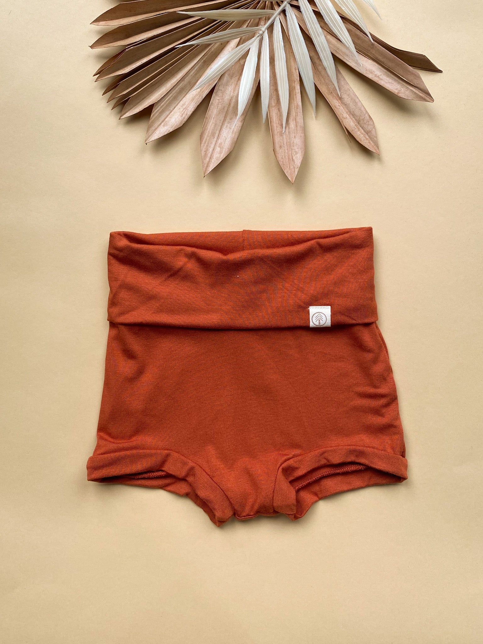 4T, 5T | Fold Over Bloomers | Rust | Bamboo