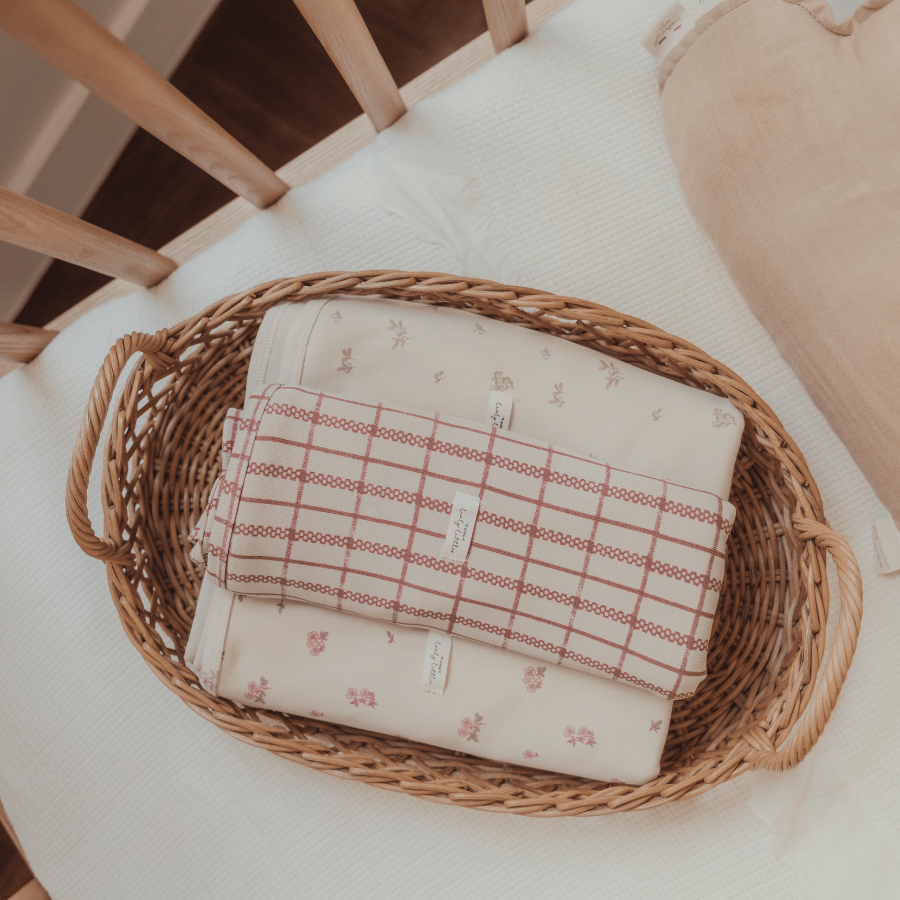 The Printed Blanket - Berry Blue