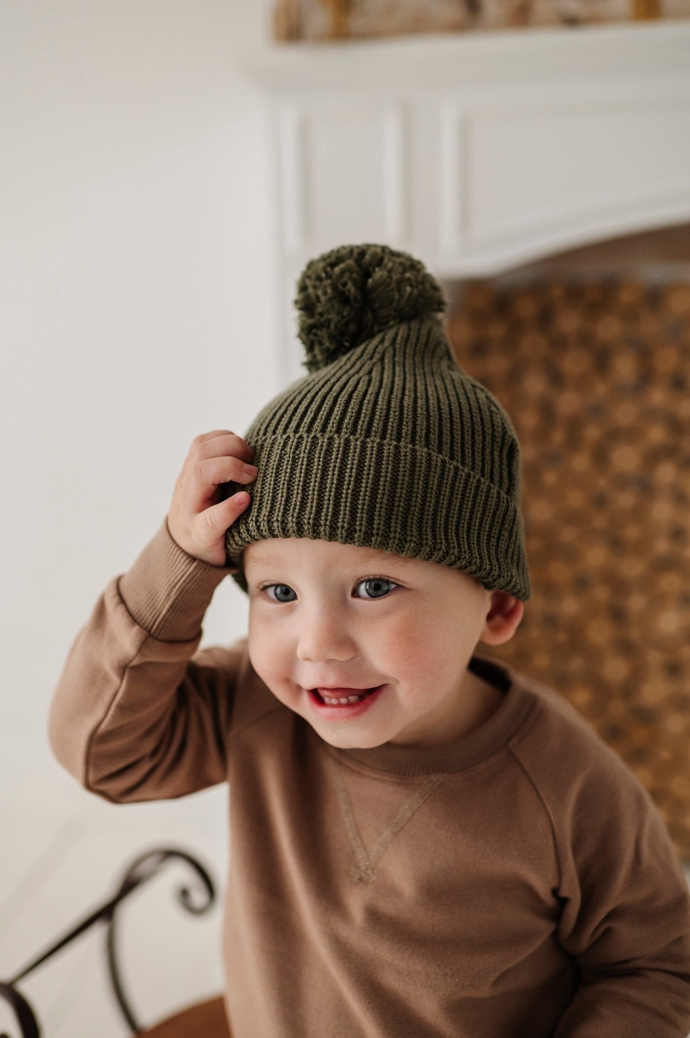 Baby & Kid's Knit Pom Hat