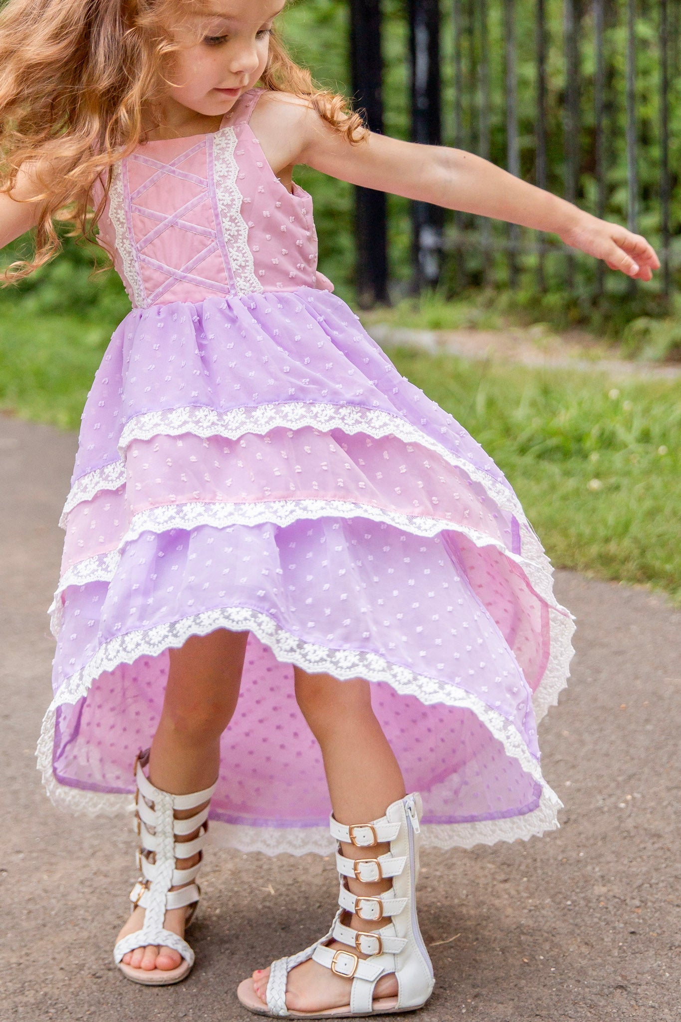 Rapunzel's Dream Hi-Lo Dress - READY TO SHIP