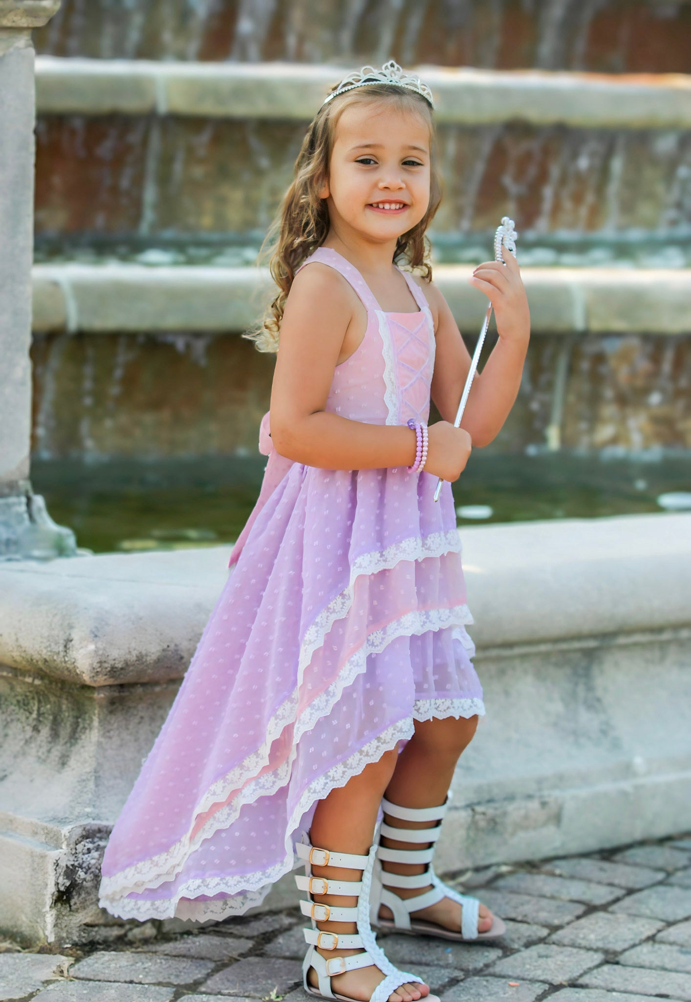 Rapunzel's Dream Hi-Lo Dress - READY TO SHIP