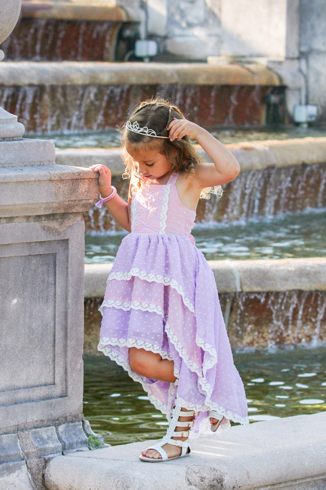 Rapunzel's Dream Hi-Lo Dress - READY TO SHIP