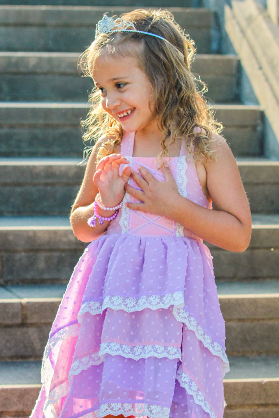 Rapunzel's Dream Hi-Lo Dress - READY TO SHIP