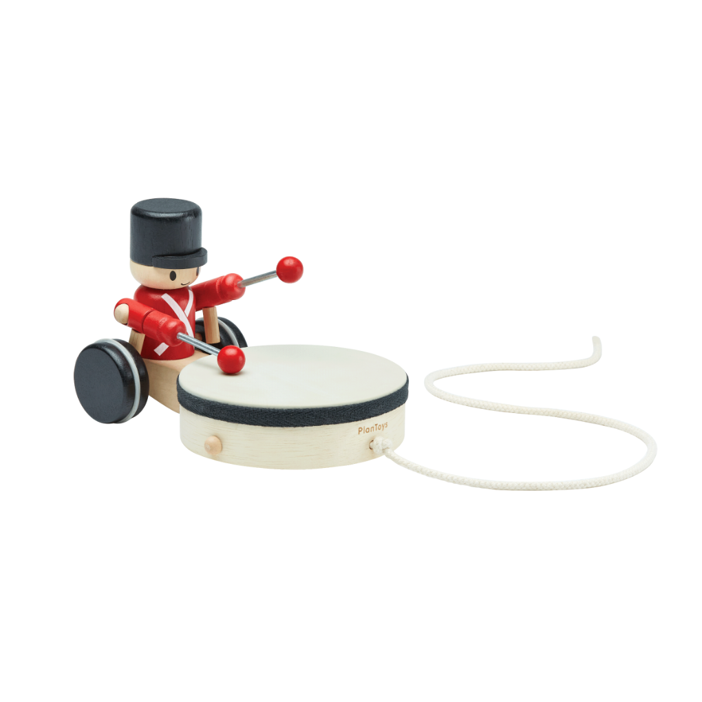 Pull Along Drummer  PlanToys   