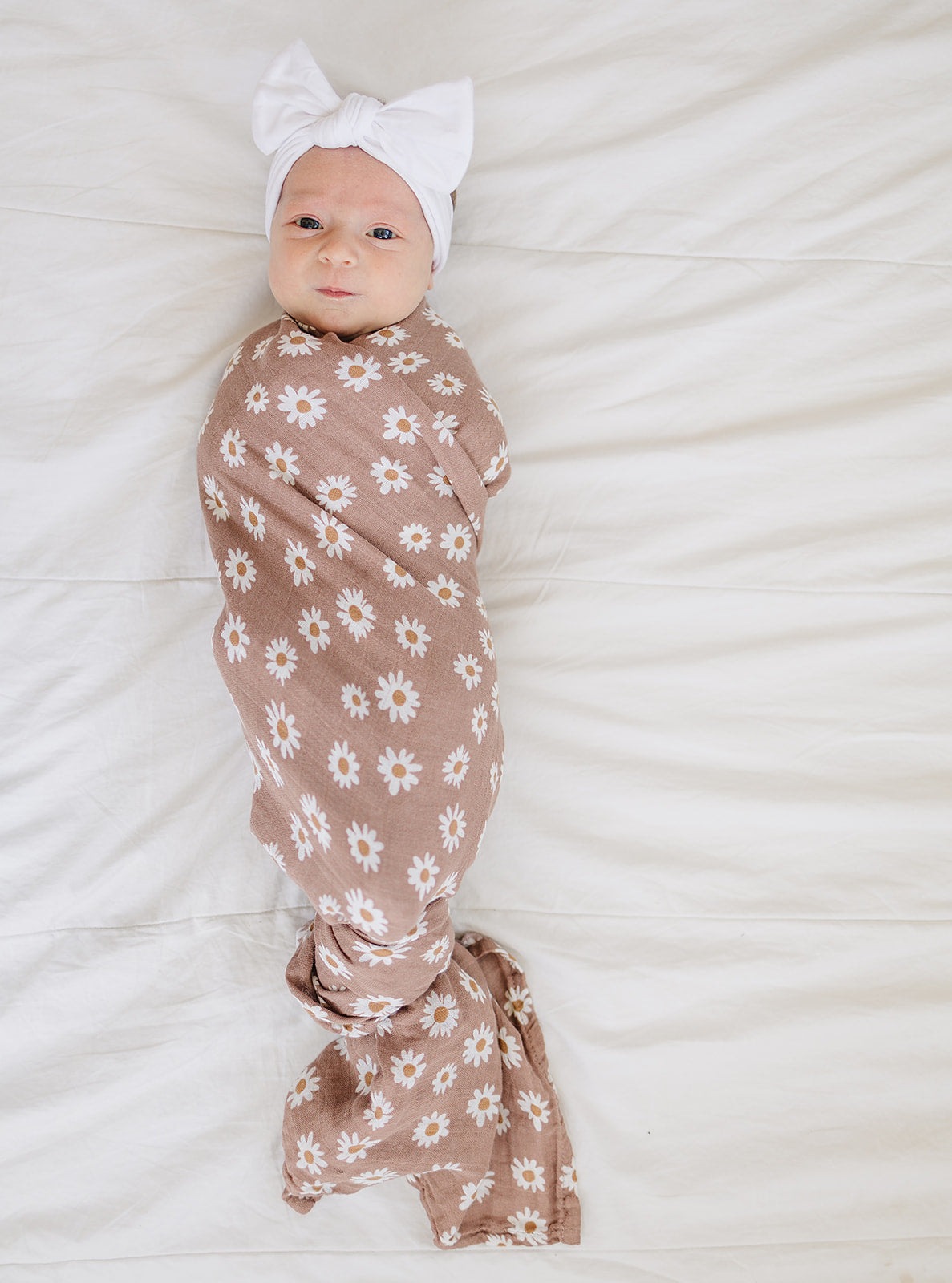 Daisy Dream Muslin Swaddle Blanket  Mebie Baby   