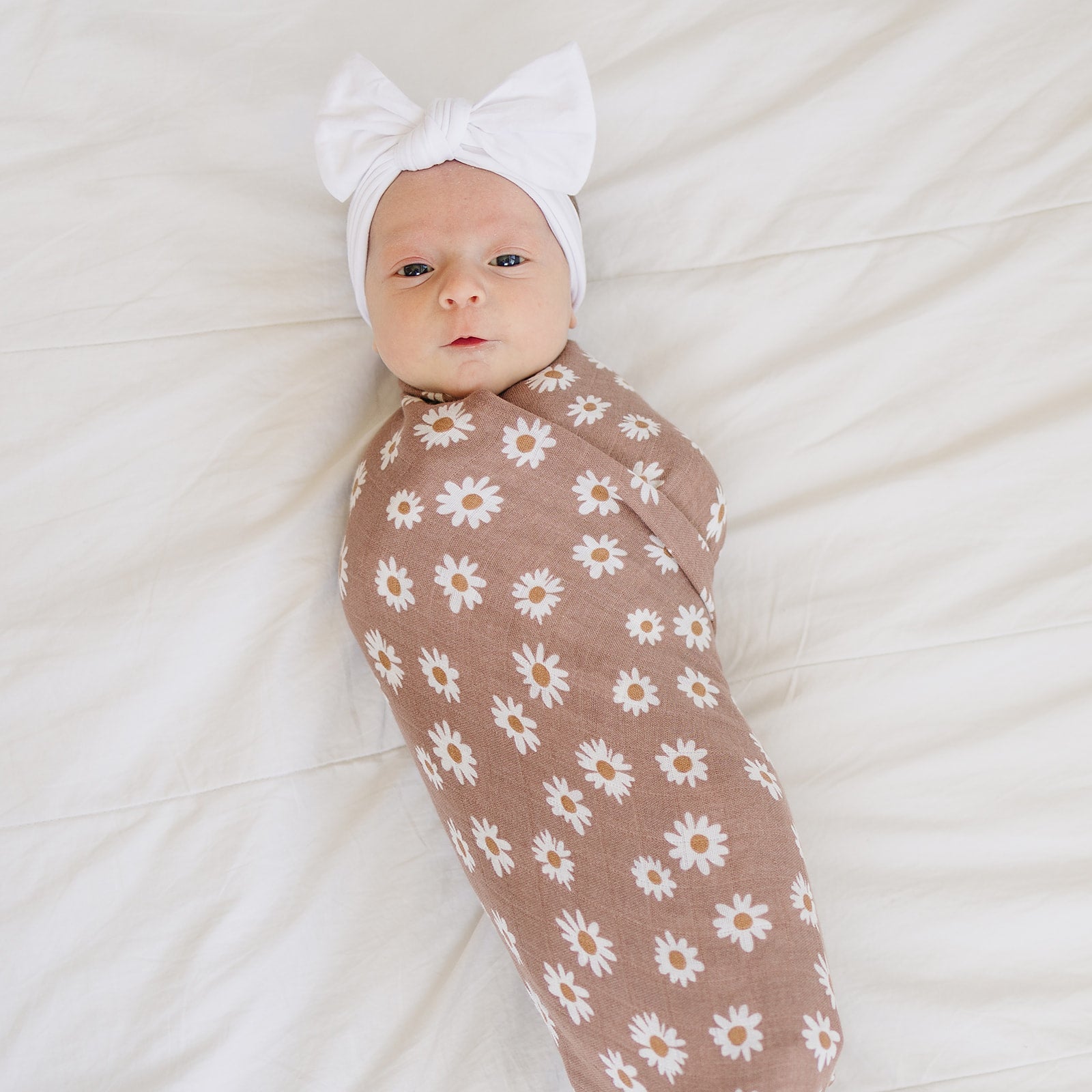 Daisy Dream Muslin Swaddle Blanket  Mebie Baby   