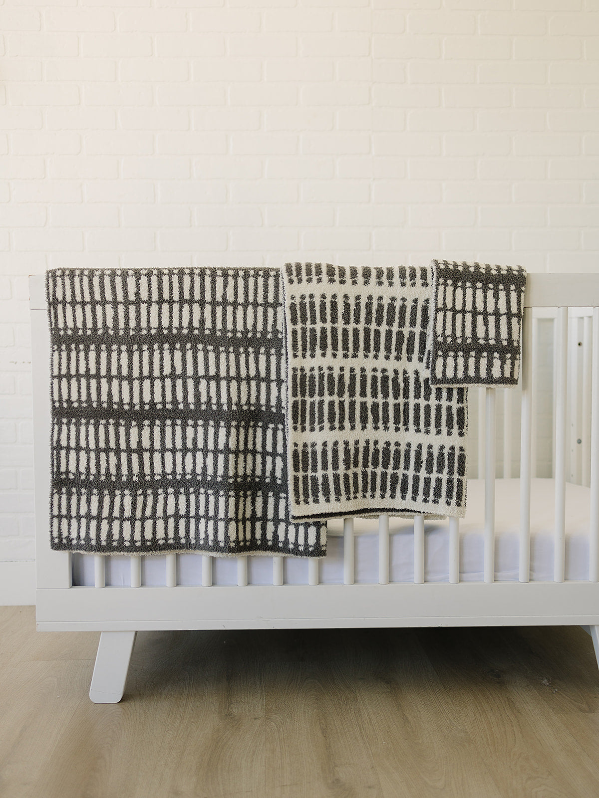 Grey Plush Blanket  Mebie Baby   