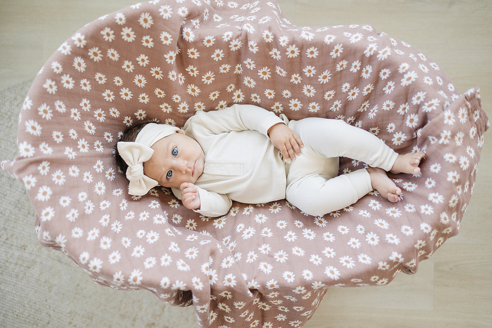 Daisy Dream Muslin Quilt  Mebie Baby   