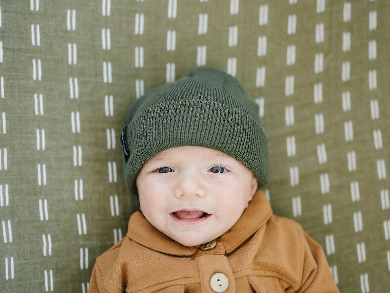 Green Mebie Baby Beanie  Mebie Baby   