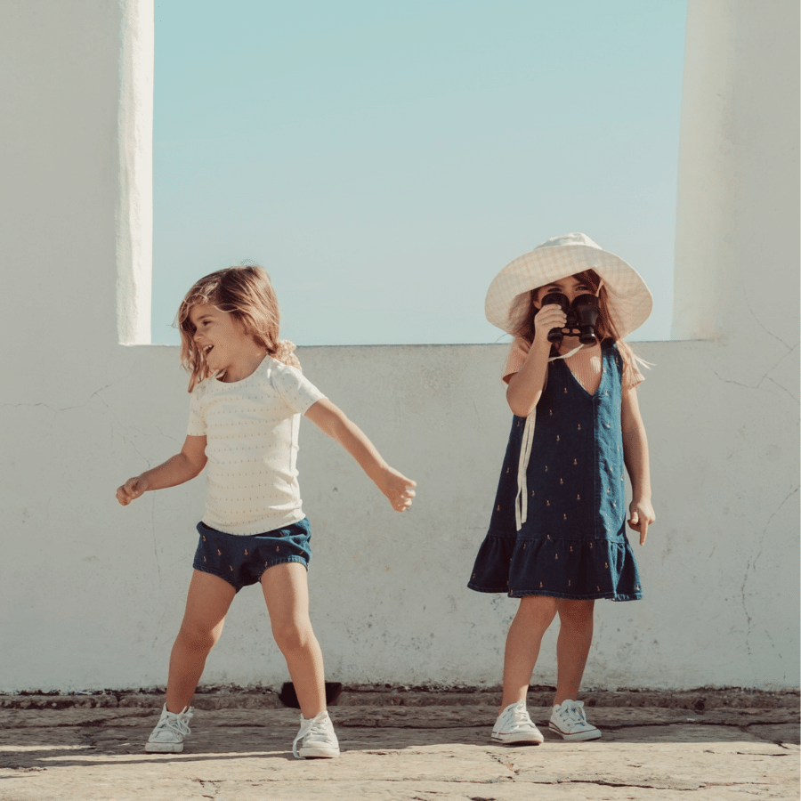 The Printed Short Sleeve Tee - Mini Tulip