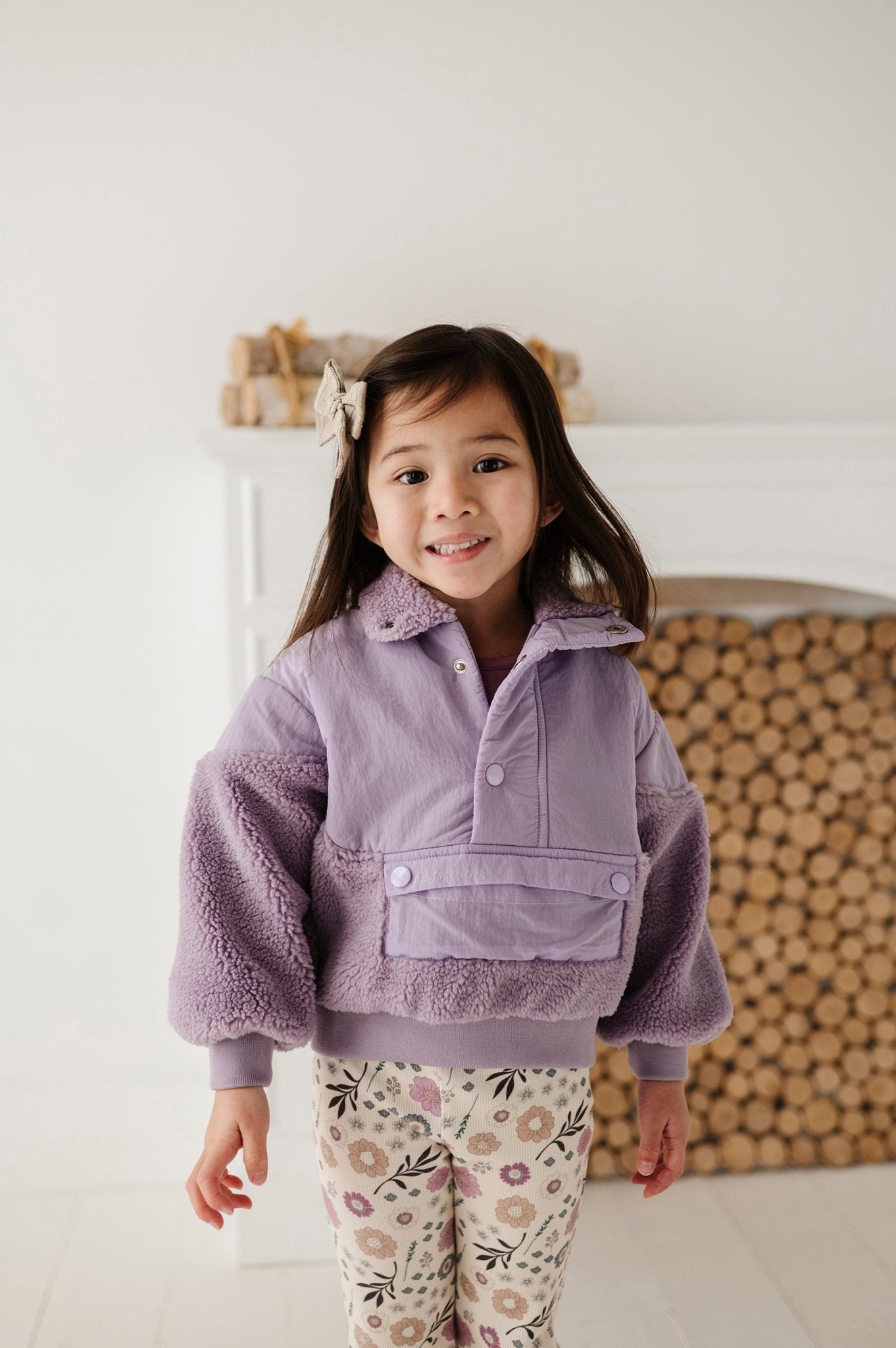 Girl's Sherpa Pullover