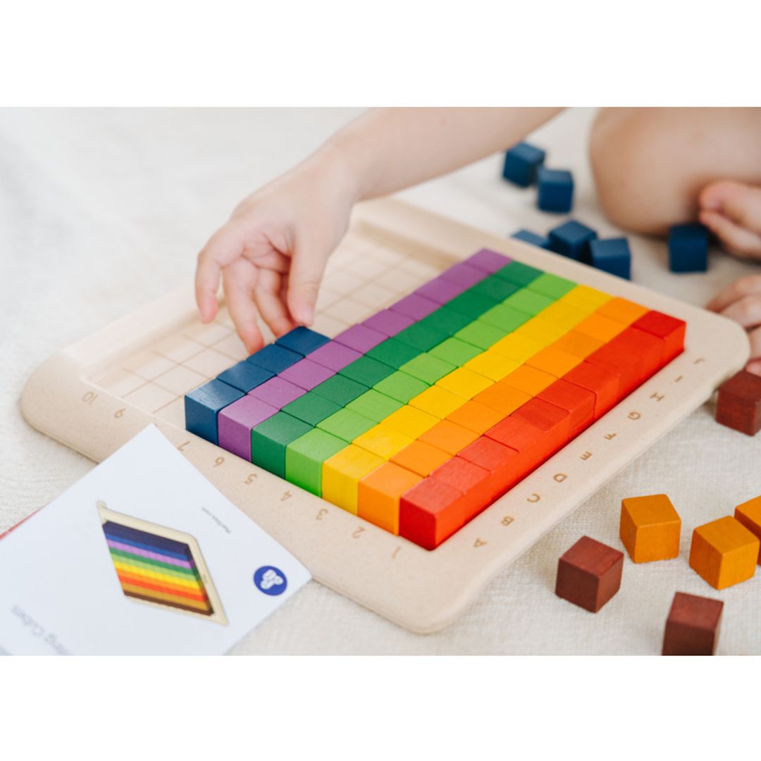 100 Counting Cubes - Unit Plus  PlanToys   