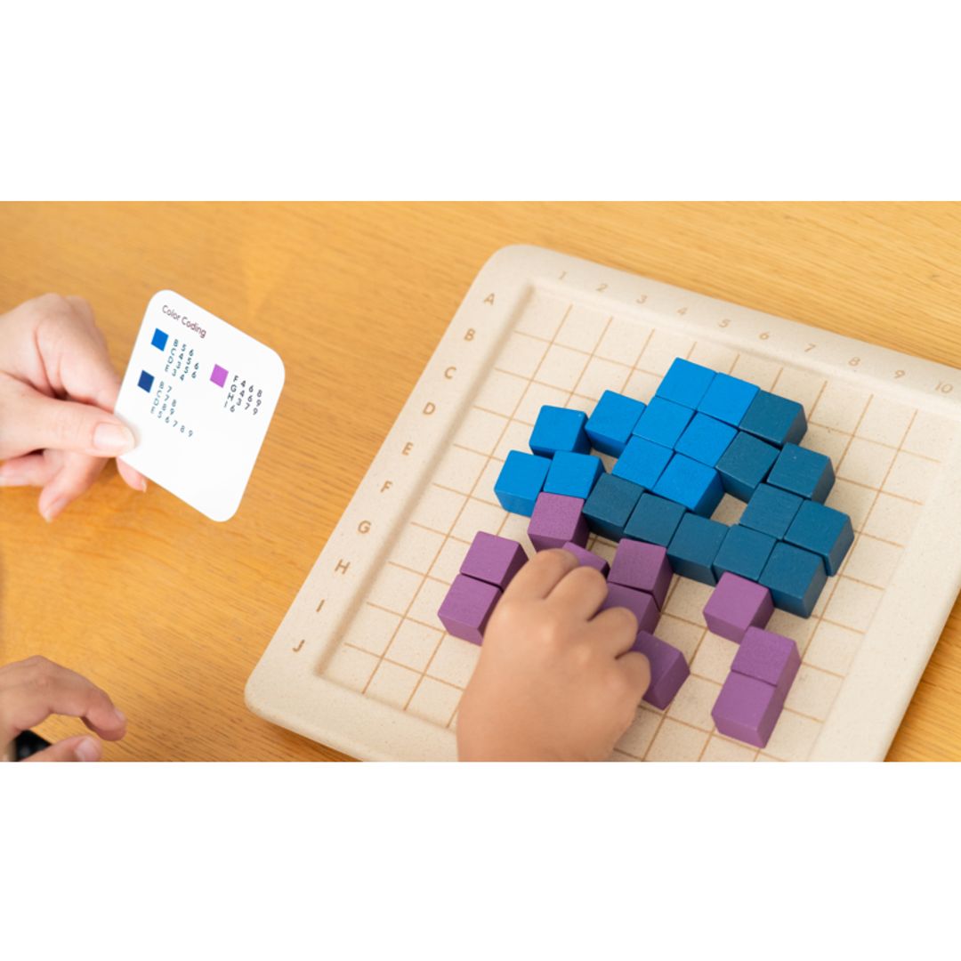 100 Counting Cubes - Unit Plus  PlanToys   