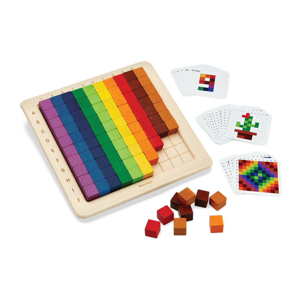 100 Counting Cubes - Unit Plus  PlanToys   