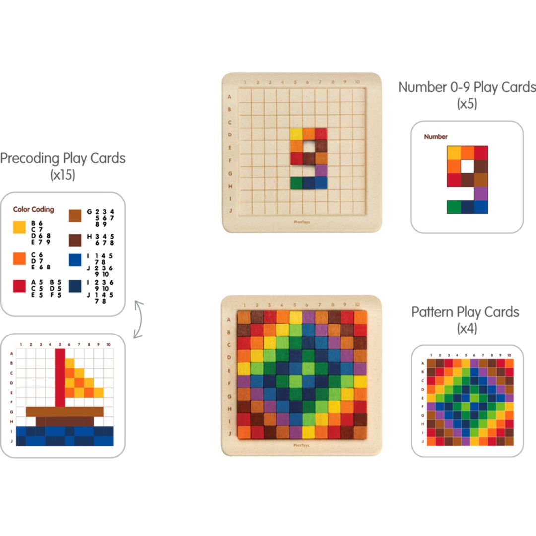 100 Counting Cubes - Unit Plus  PlanToys   