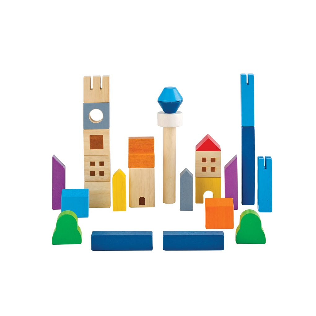 Cityscape Blocks  PlanToys   