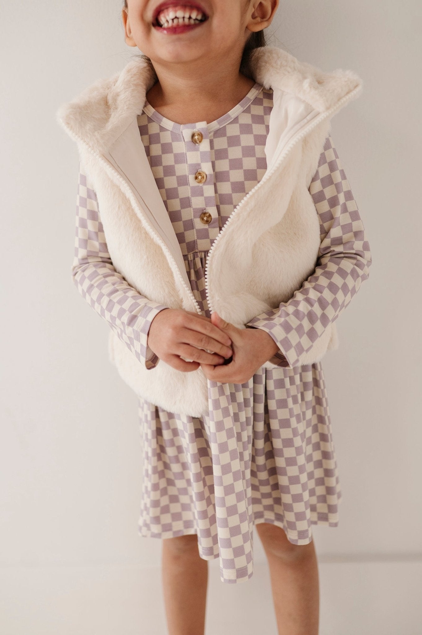 Girl's Fur Vest