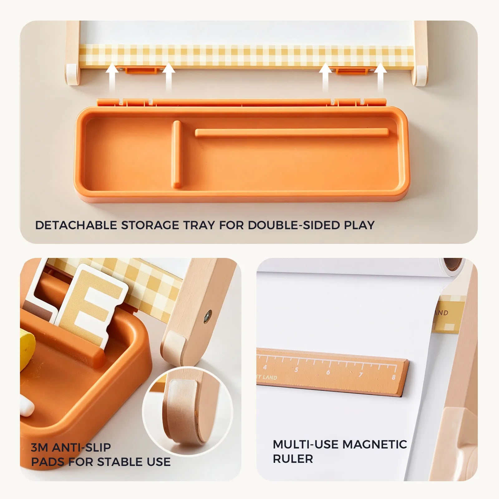 Tiny Land® Double-Sided Magnetic Tabletop Easel