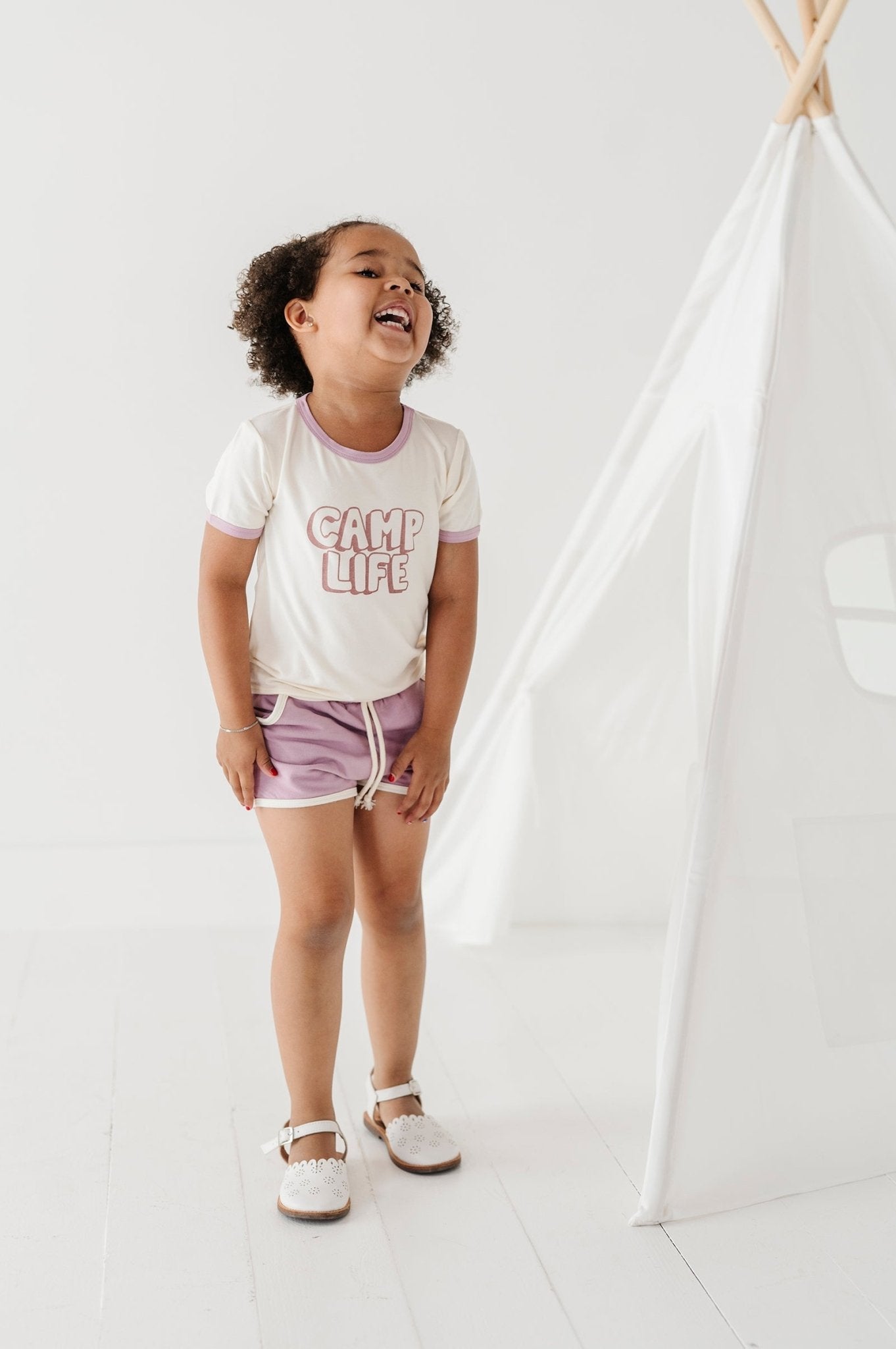 Girl's Retro Short Sleeve Tee