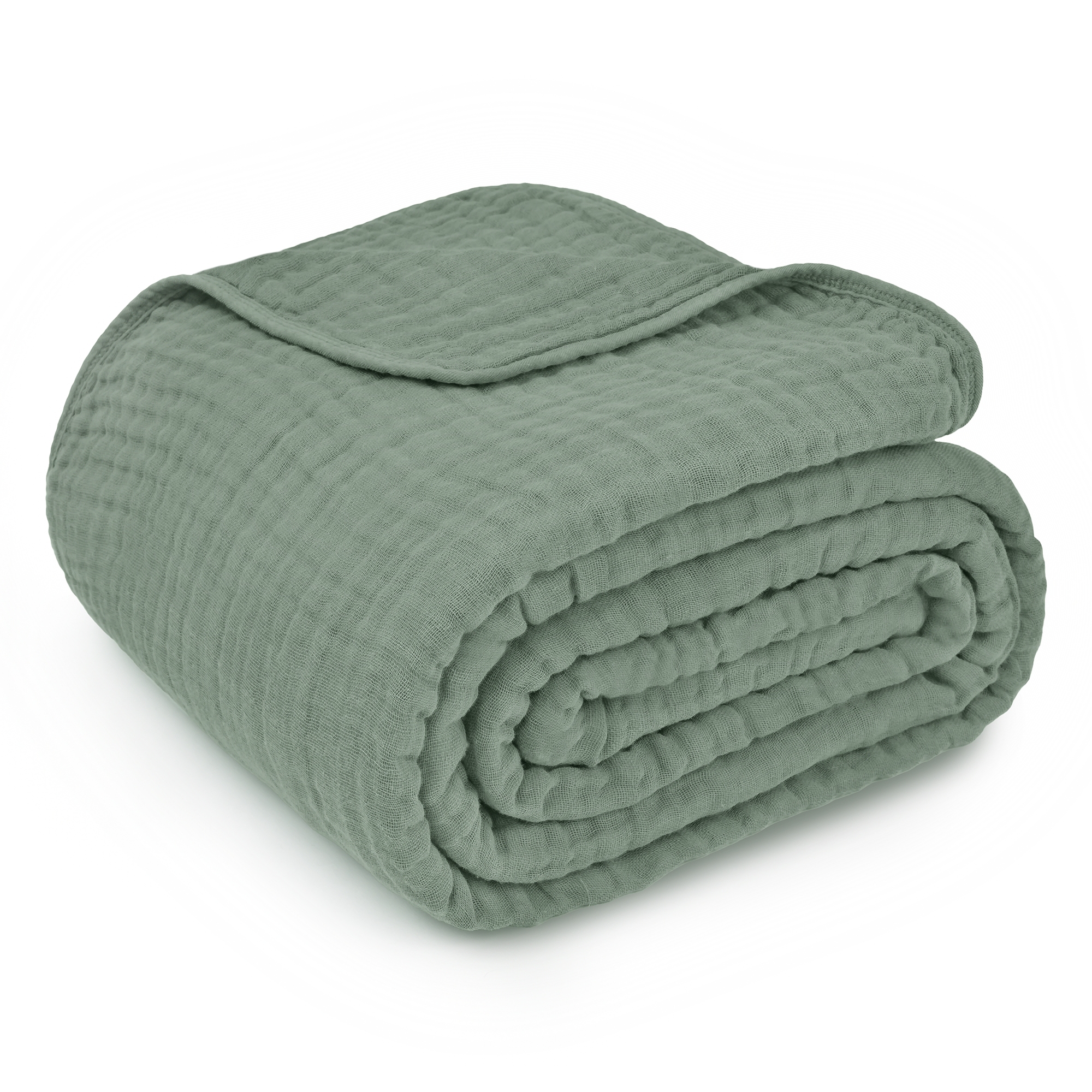 Adult Muslin Blanket by Comfy Cubs in Fern