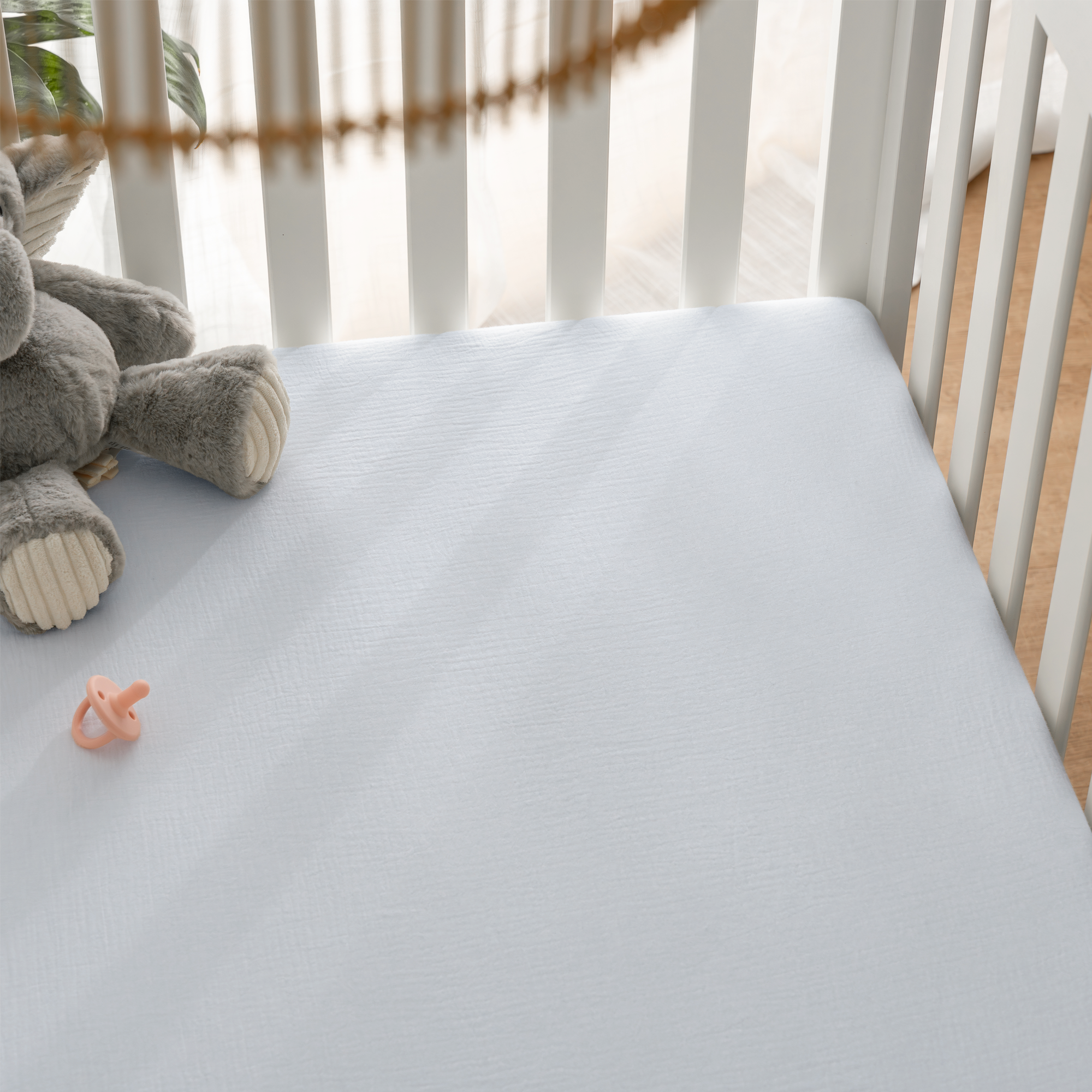 Muslin Fitted Crib Sheet by Comfy Cubs