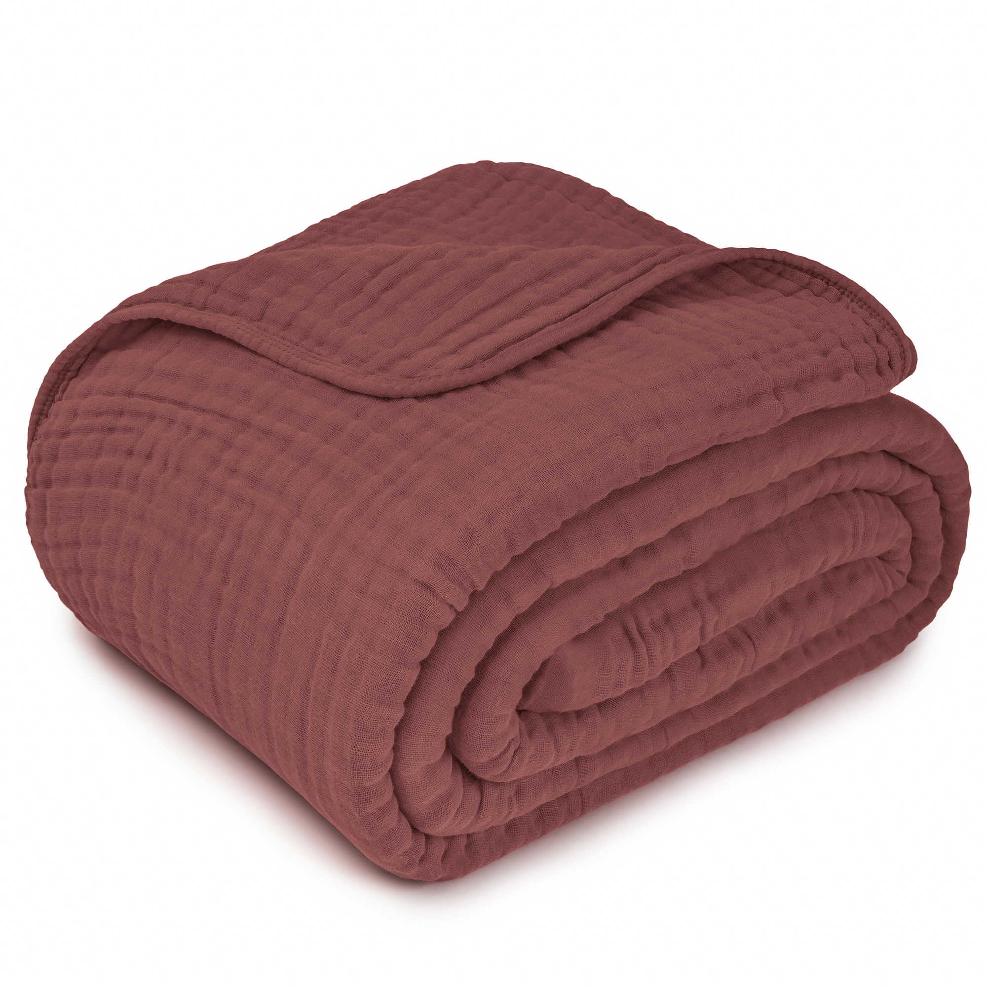 Adult Muslin Blanket by Comfy Cubs in Wine