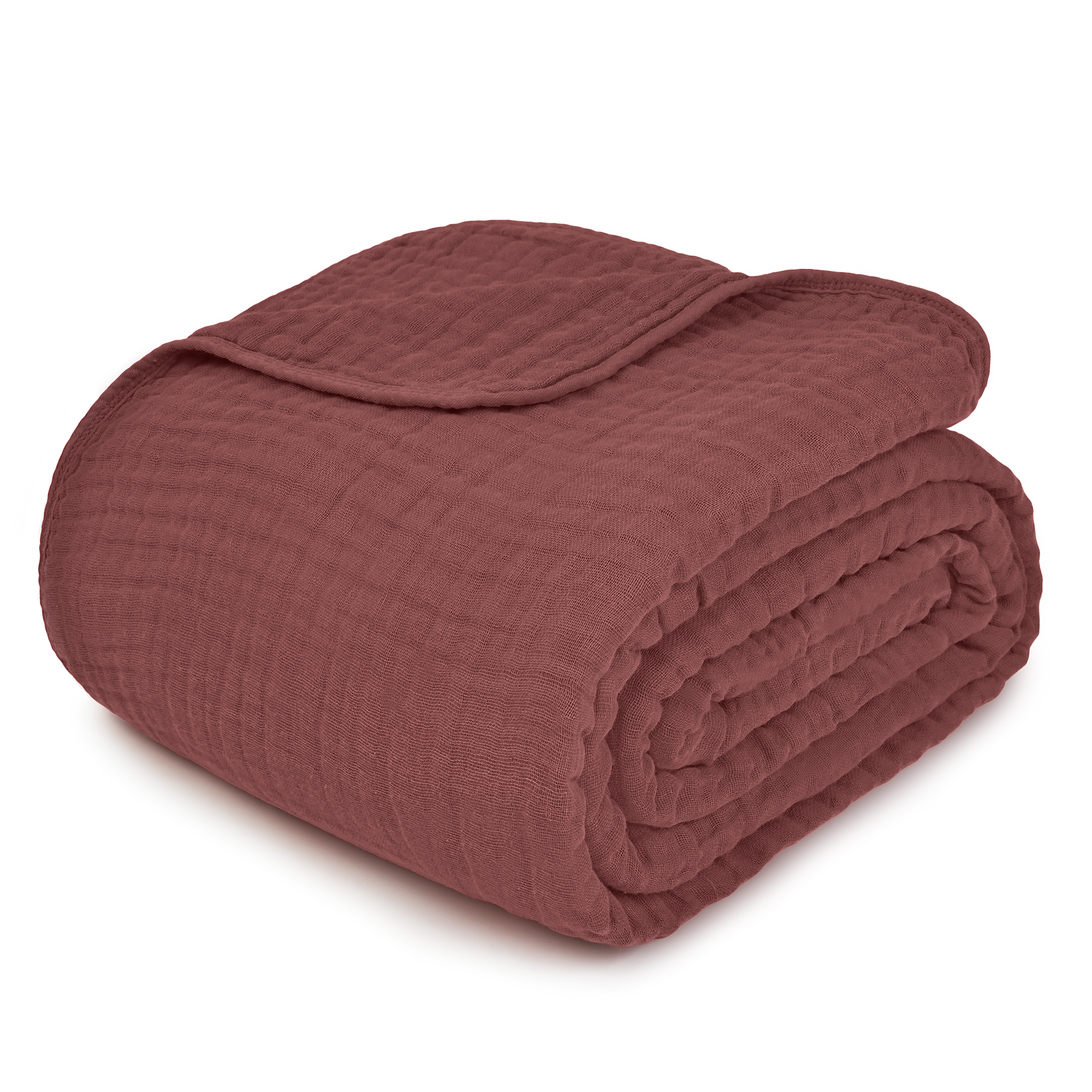 Adult Muslin Blanket by Comfy Cubs in Wine