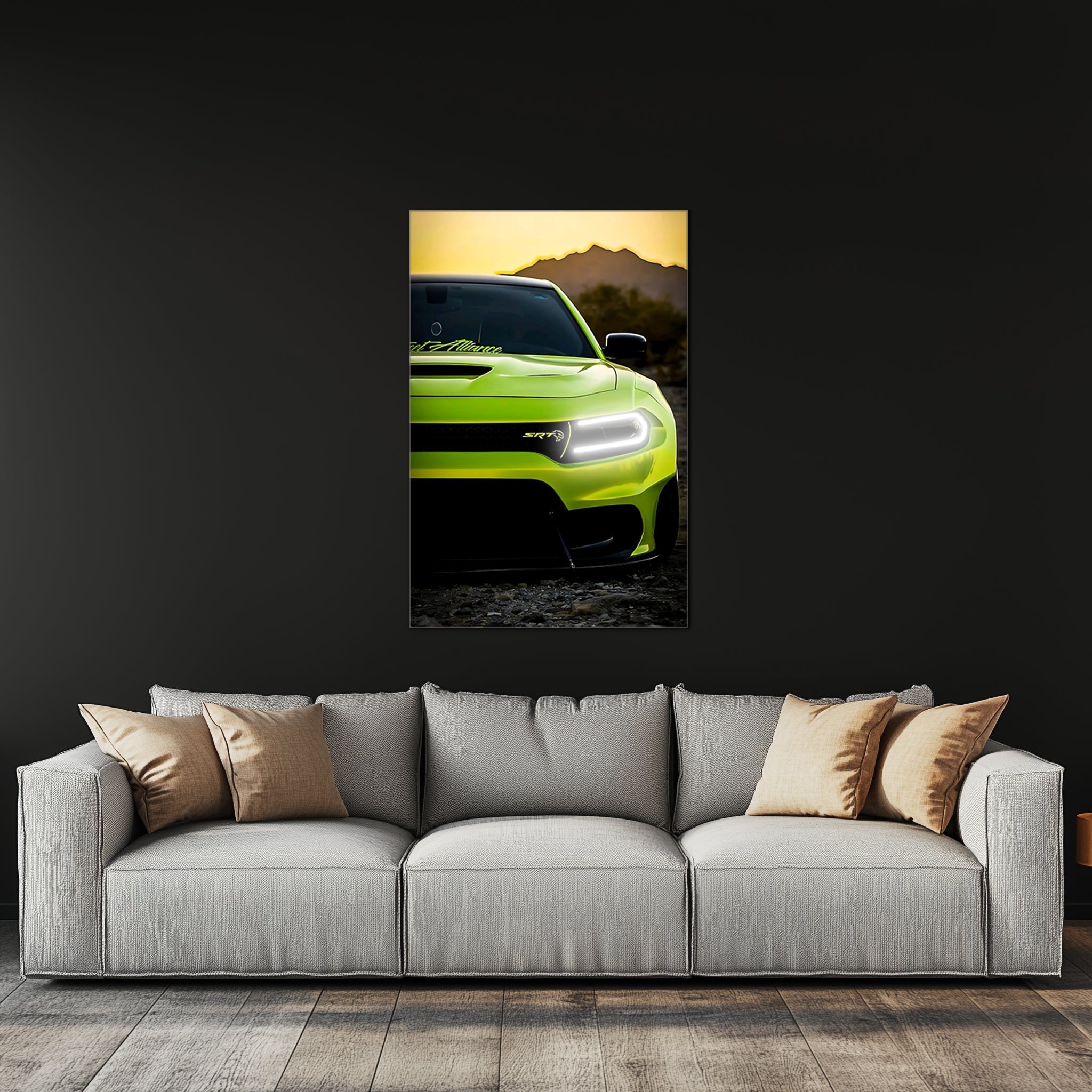 Car light up sign, Car neon light sign, Car wall art lighted, Car led wall decor, Car led sign, Garage neon sign, Neon painting art For Man - UvCar13