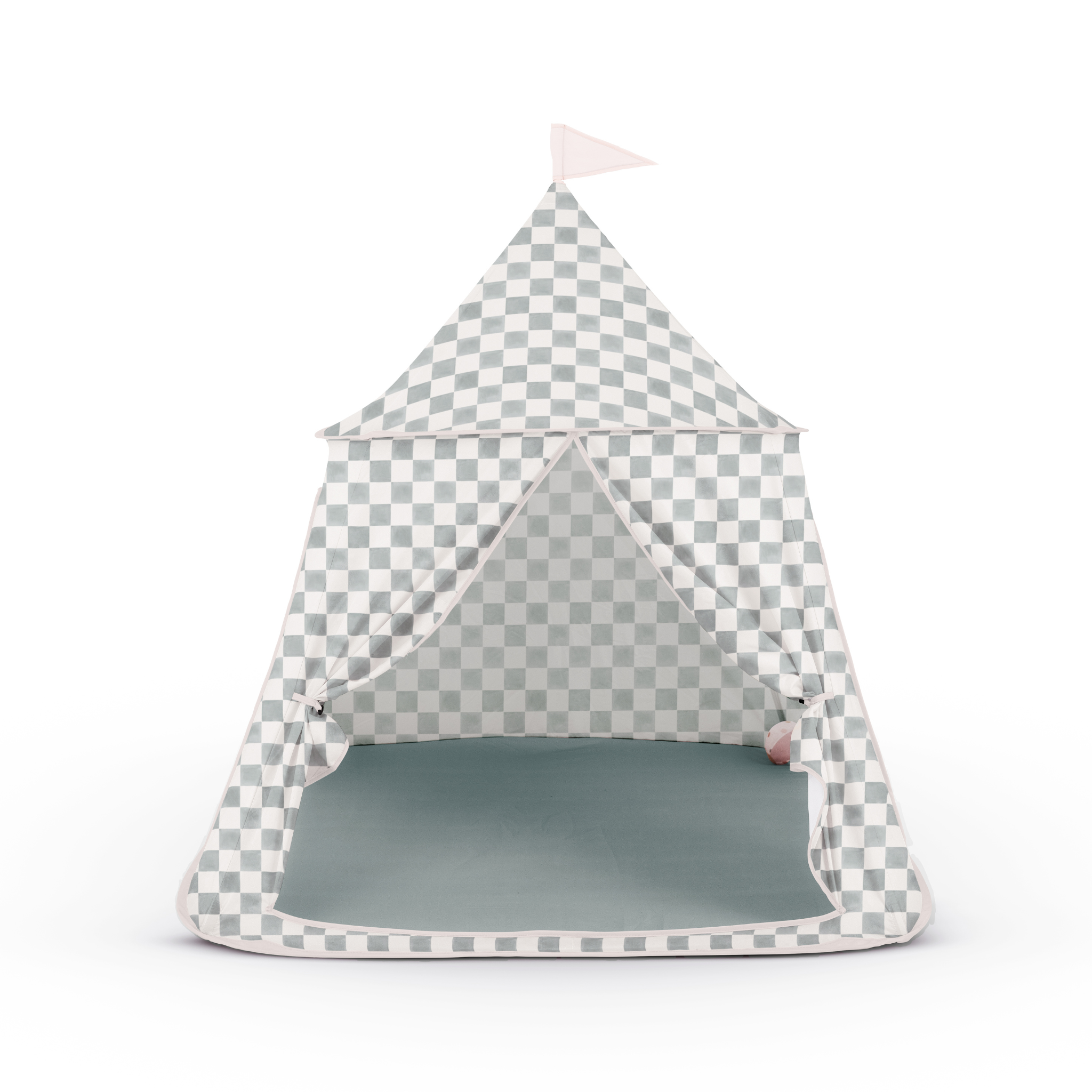 Checker Matcha Play Tent