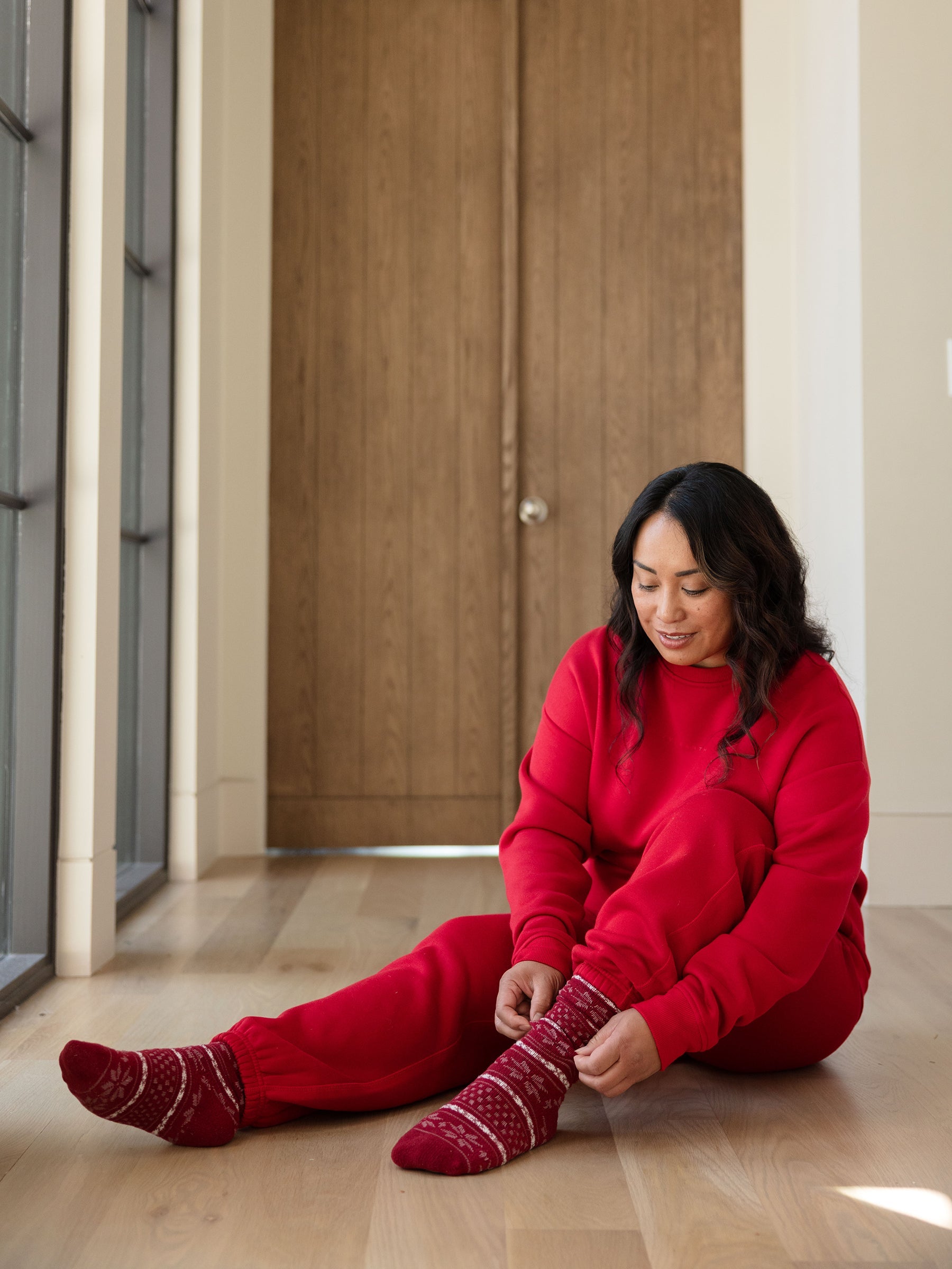 Women's CityScape Crewneck & Sweatpant Set - Last Chance