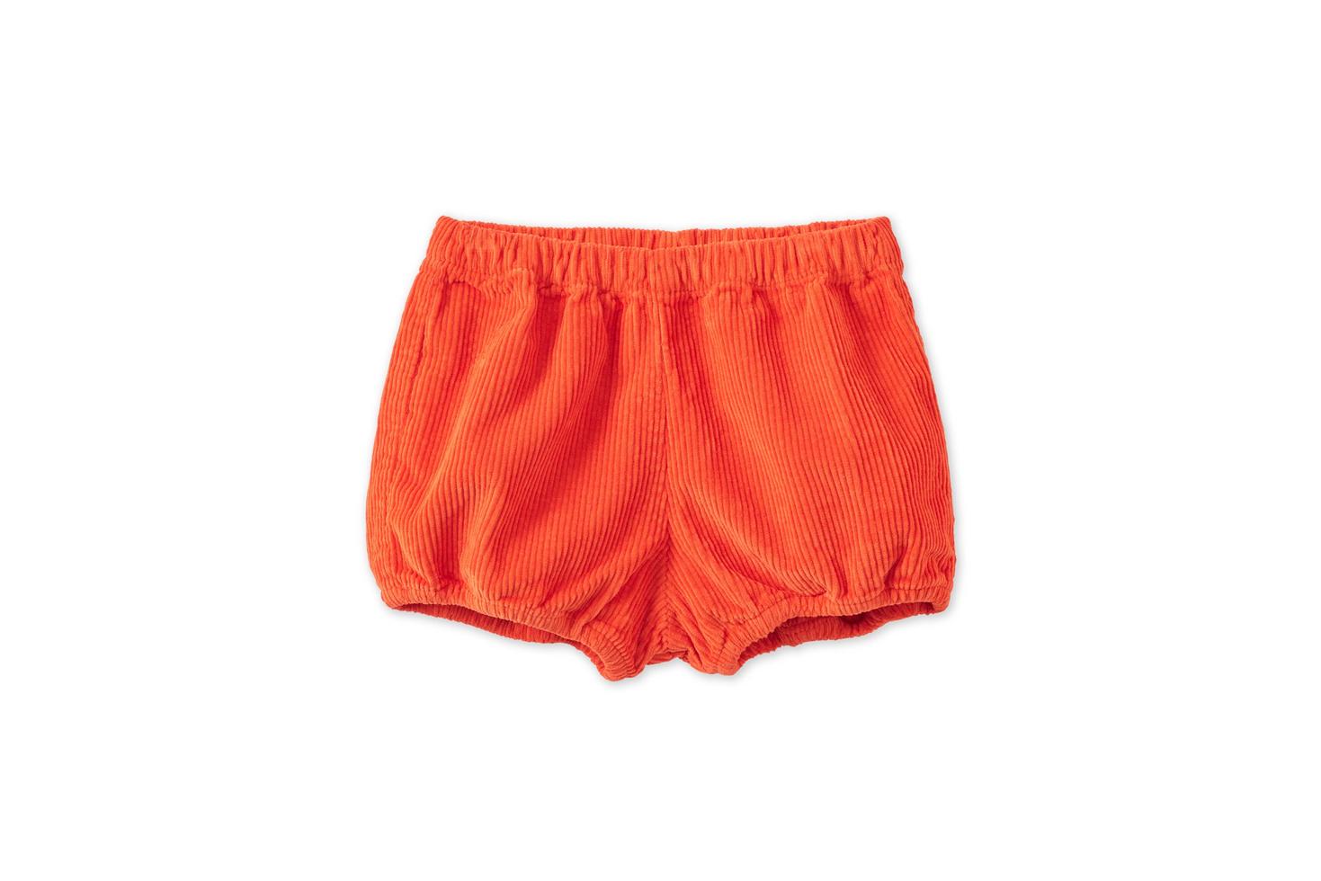 Organic Cotton Corduroy Bloomers - Dark Coral