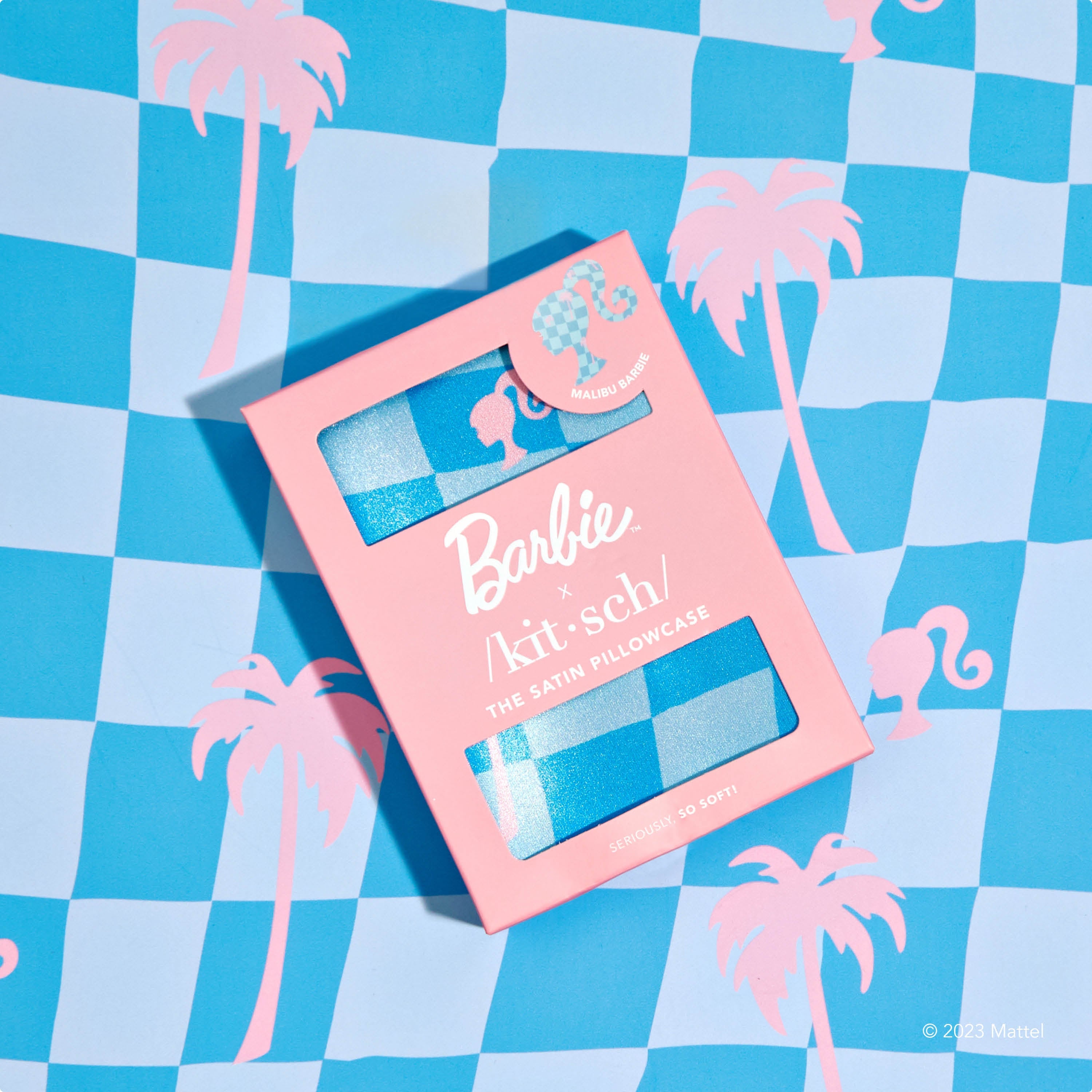 Barbie x Kitsch Satin Pillowcase - Malibu