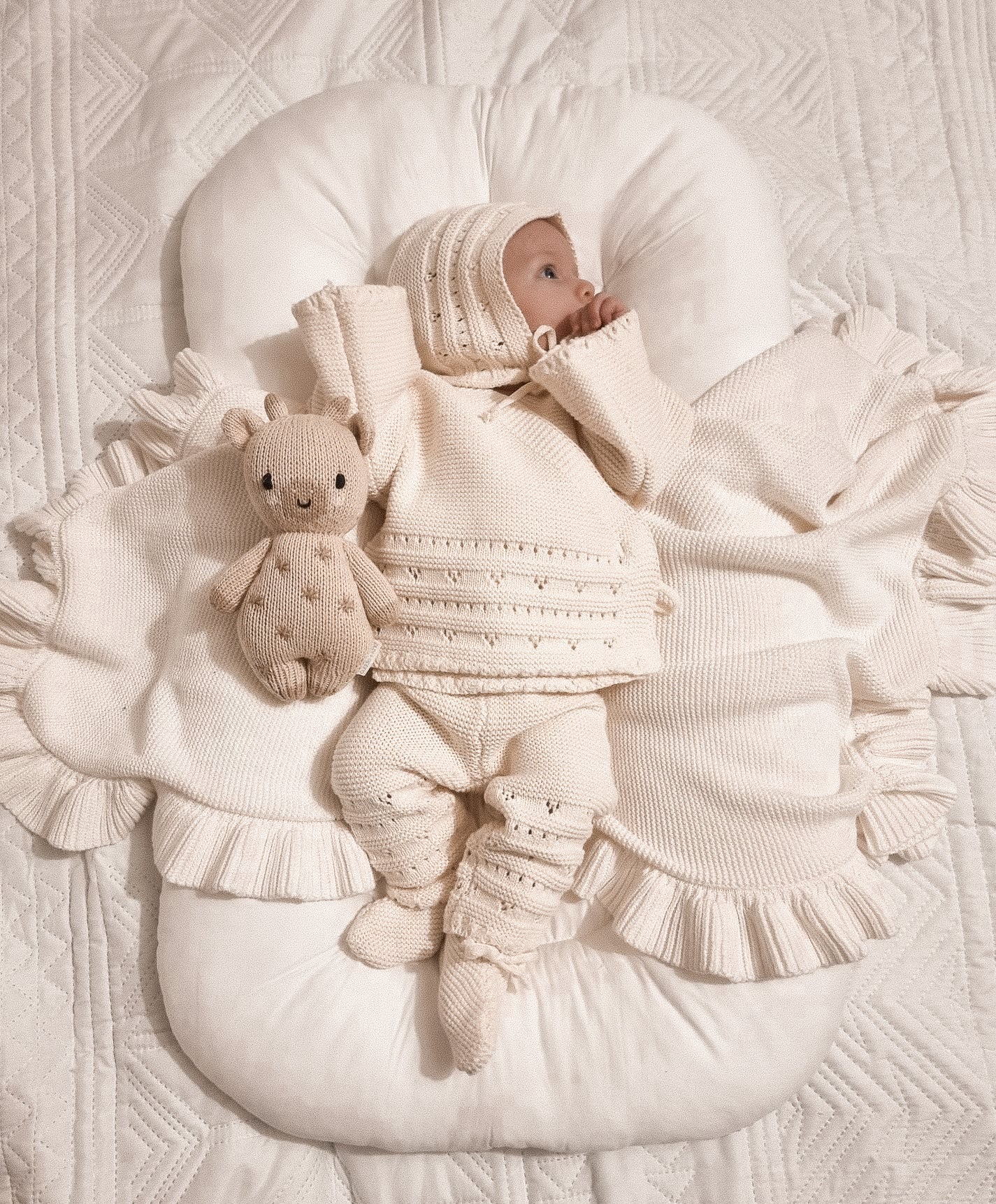 Bring Me Home Chunky Knit Bundle - Cream  Luna + Luca   