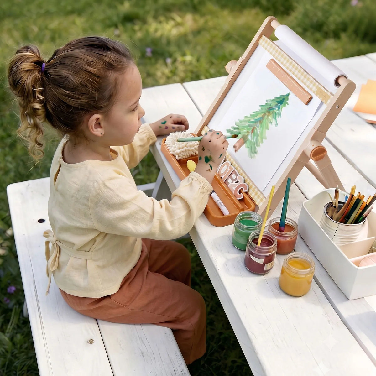 Tiny Land® Double-Sided Magnetic Tabletop Easel