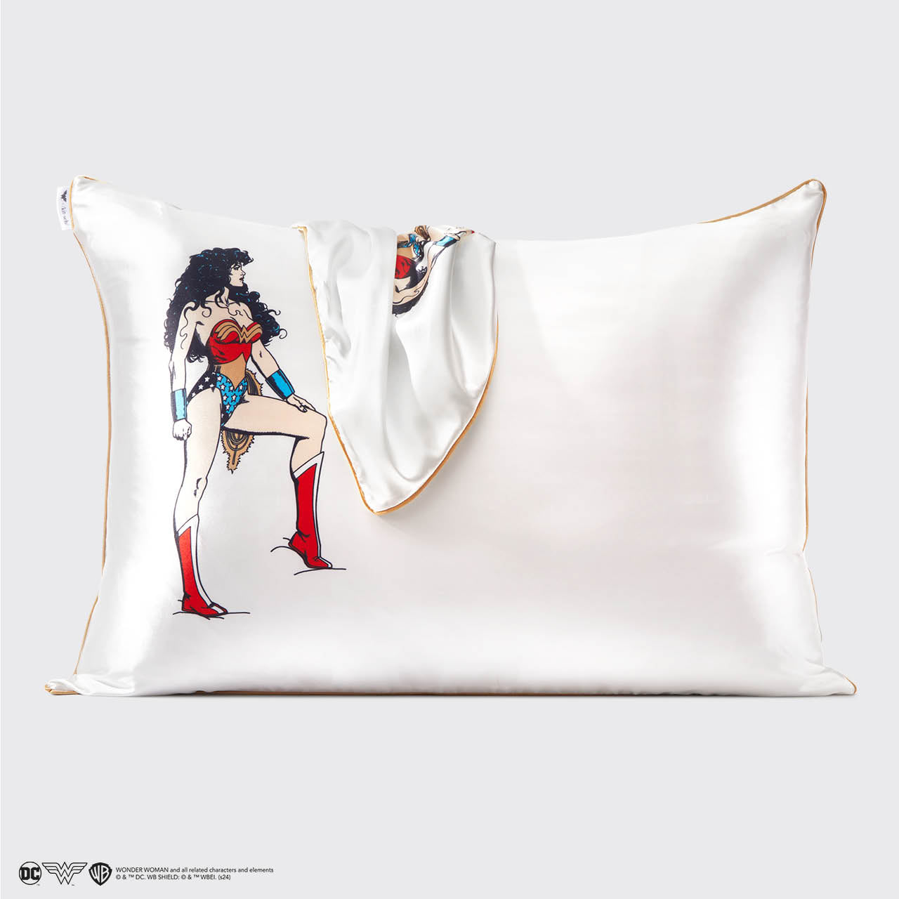 Wonder Woman x Kitsch Satin Pillowcase - Believe In Wonder