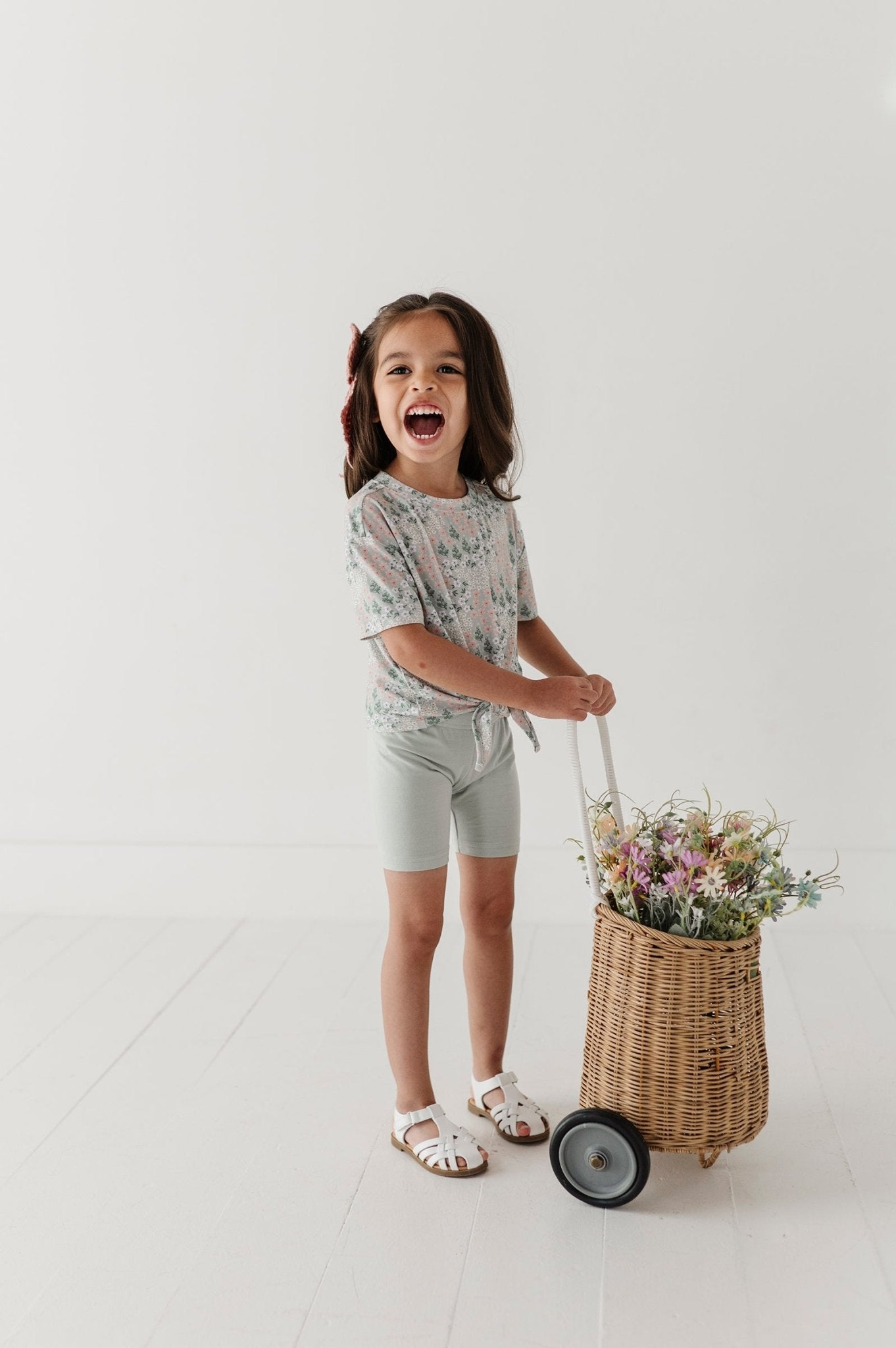Girl's Tie Front Shirt