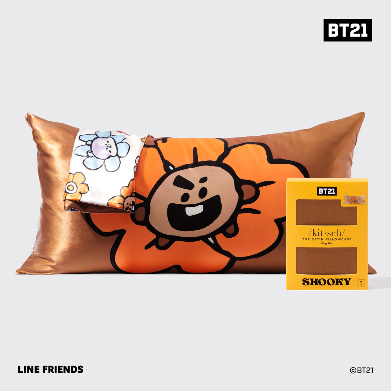 BT21 meets Kitsch King Pillowcase - SHOOKY