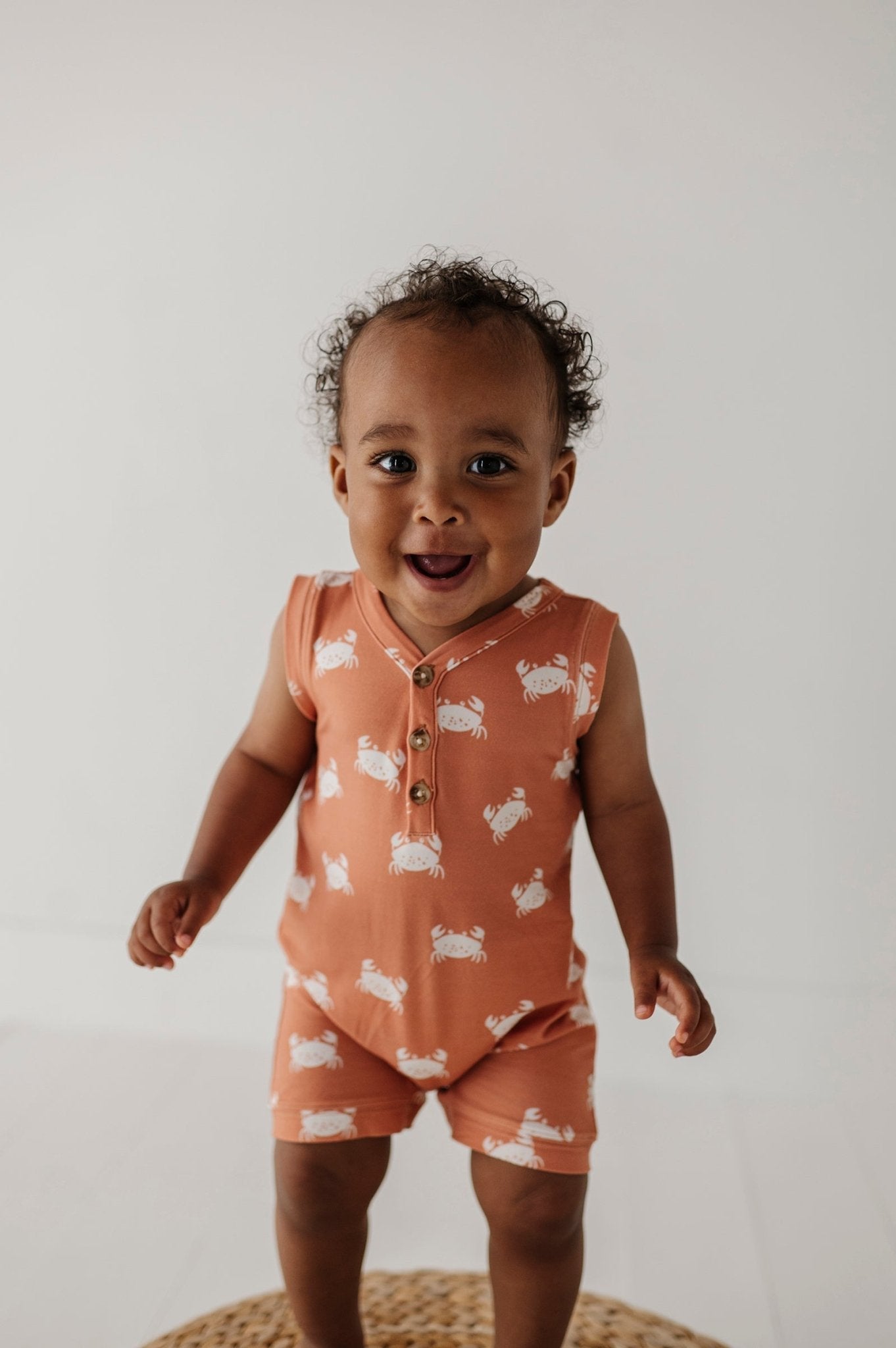 Baby Boy Sleeveless Romper