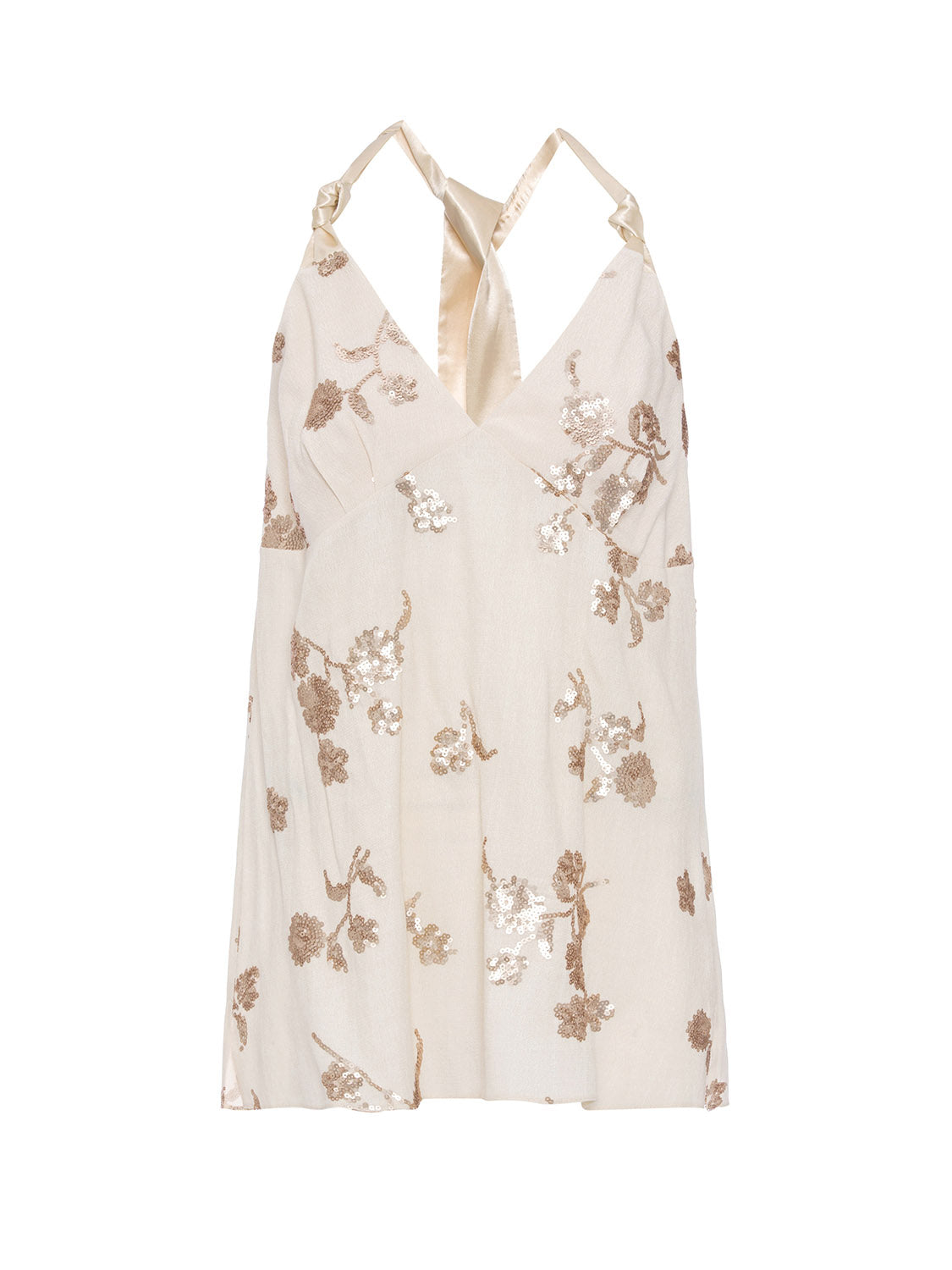 Embroidered Top - Ecru