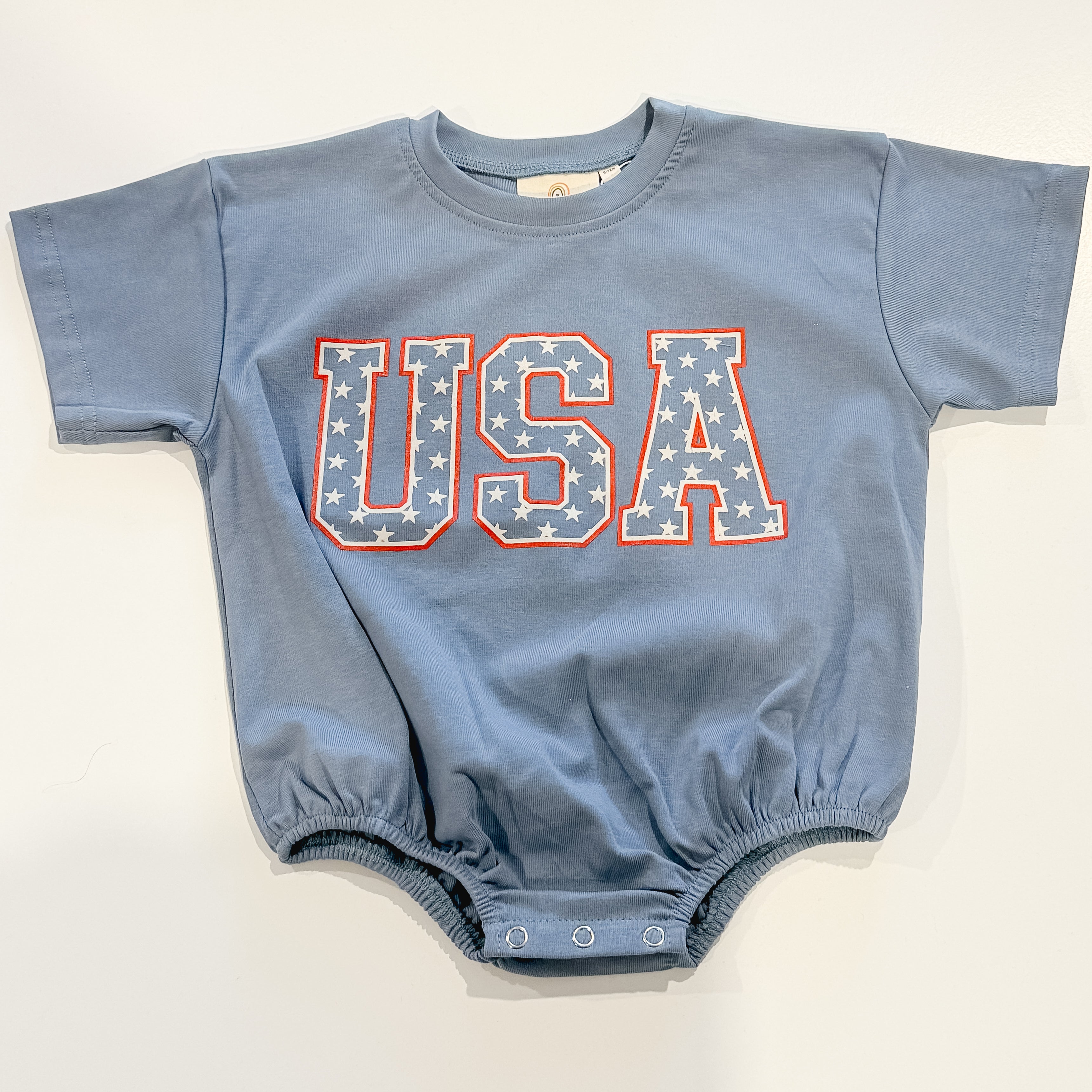 USA Stars T-Shirt Romper