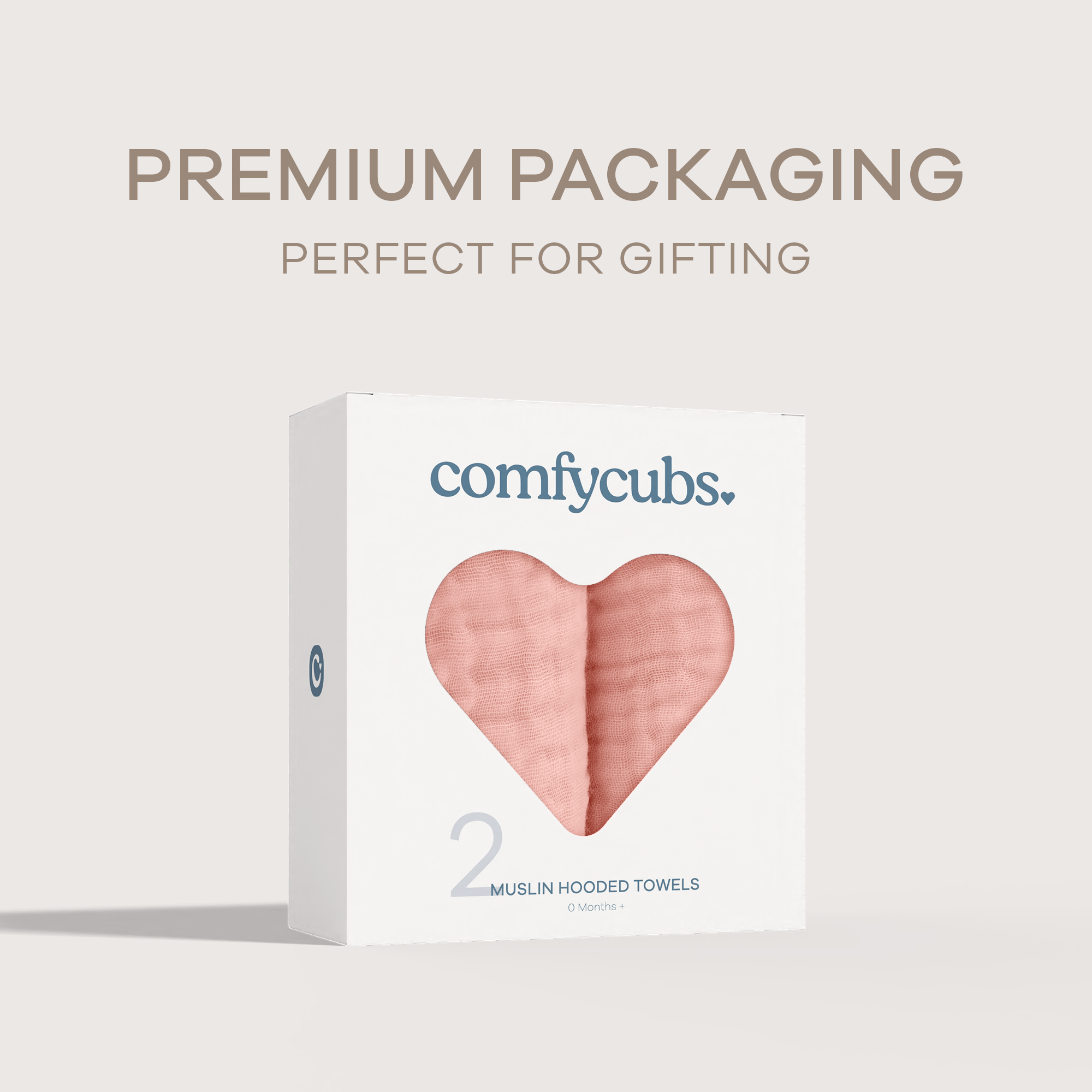 Baby Hooded Towels in Bold Blush