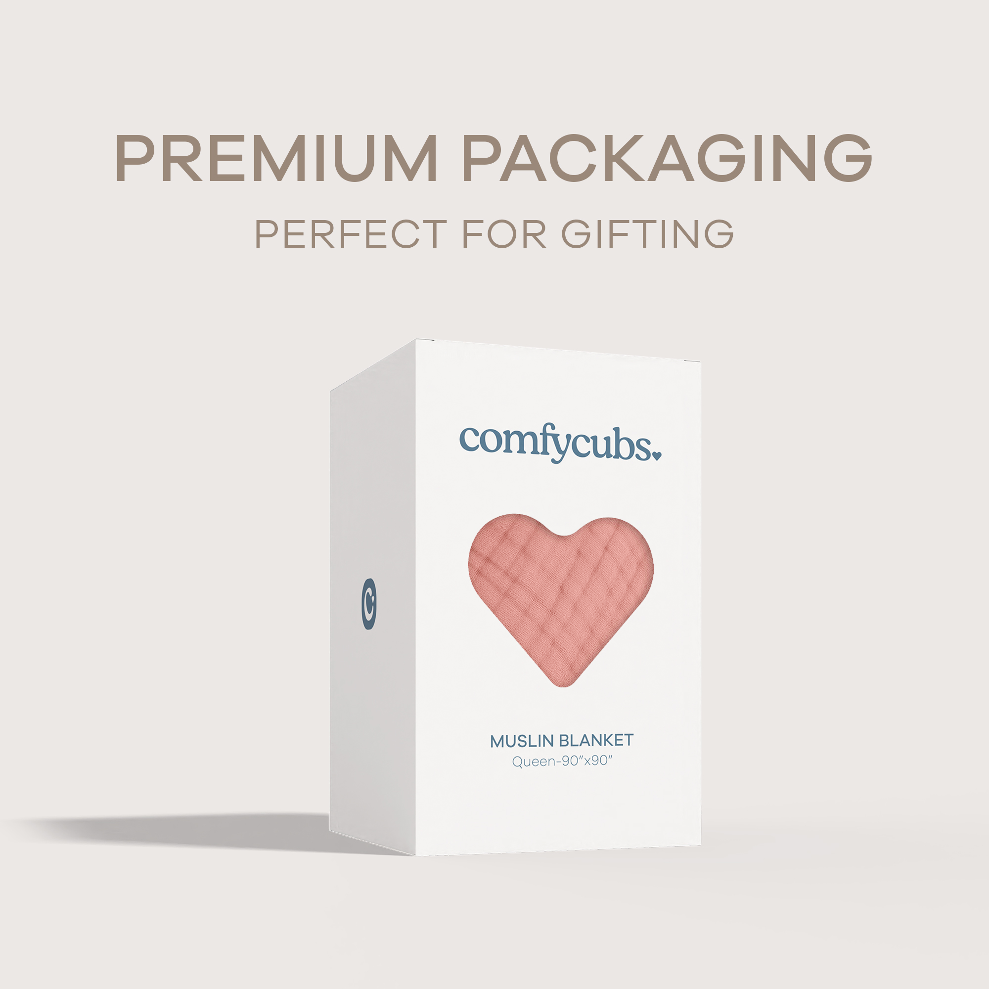 Adult Muslin Blanket in Bold Blush