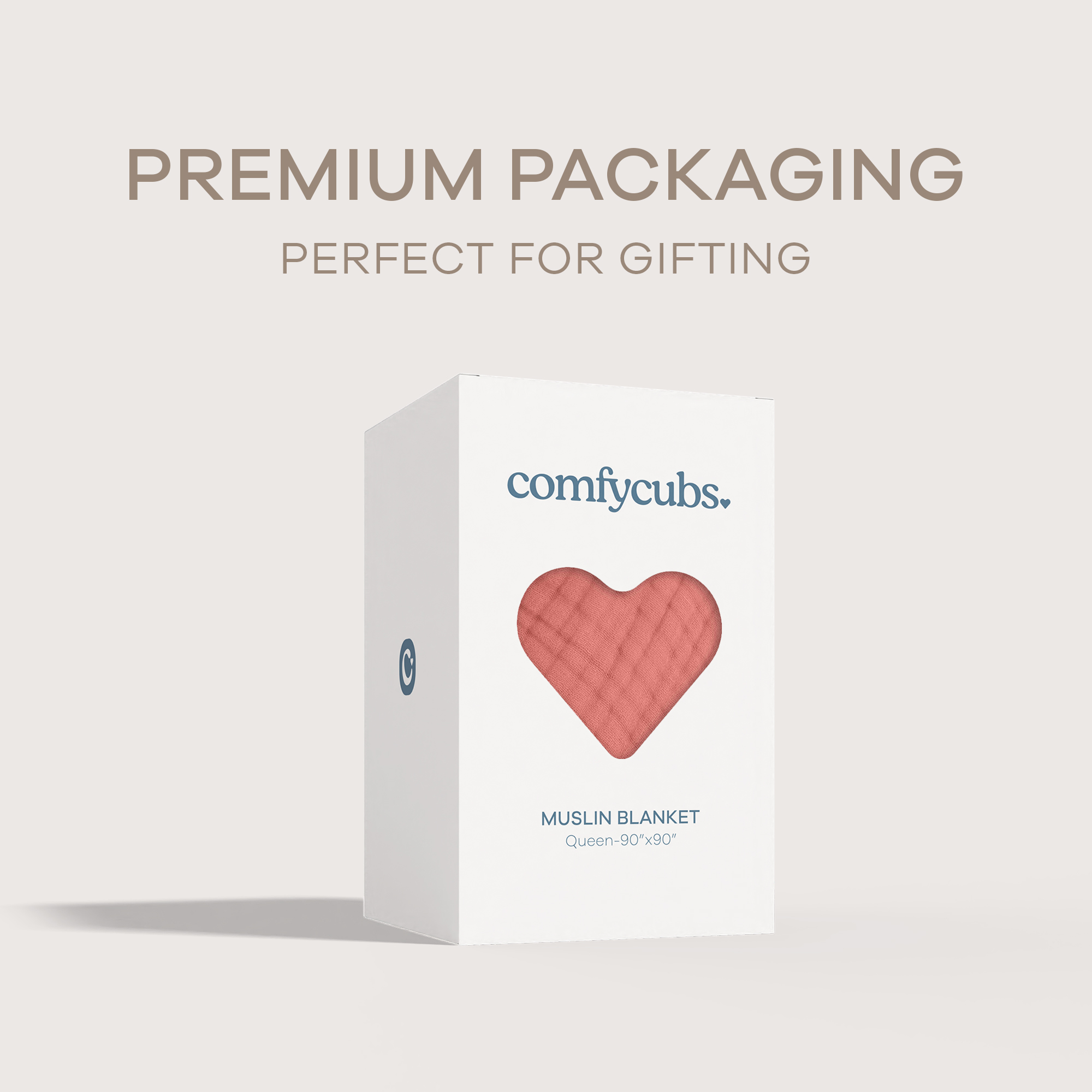 Adult Muslin Blanket in Dusty Rose