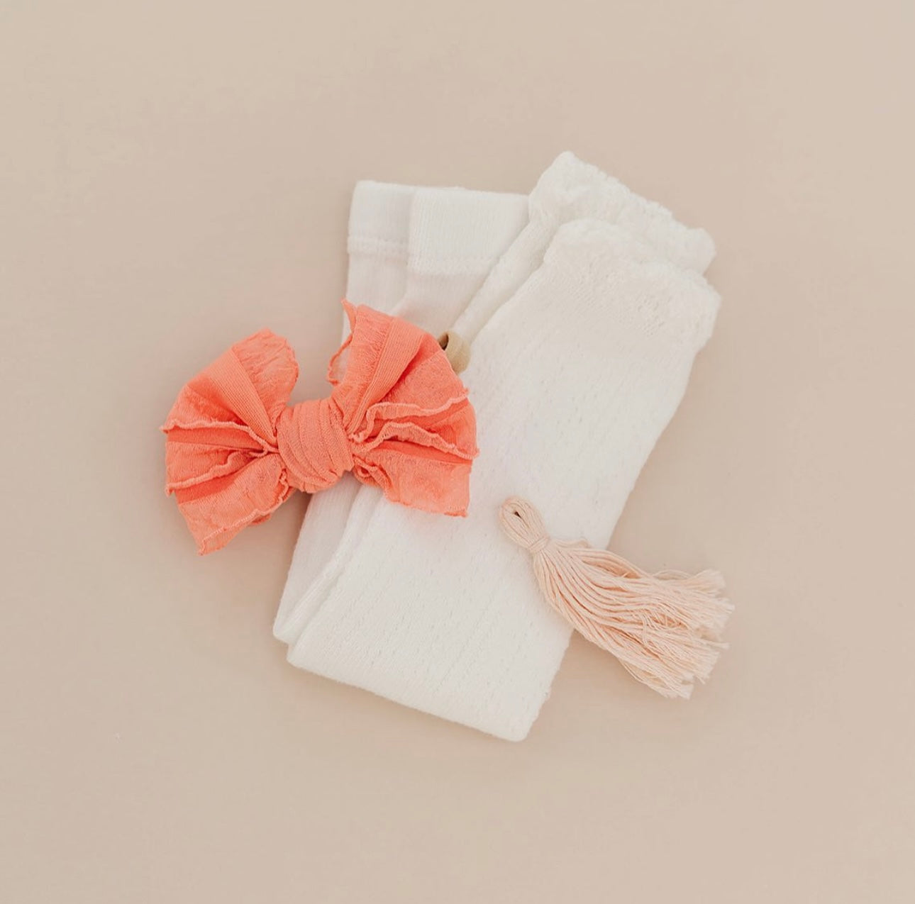 Orange Vintage Bow