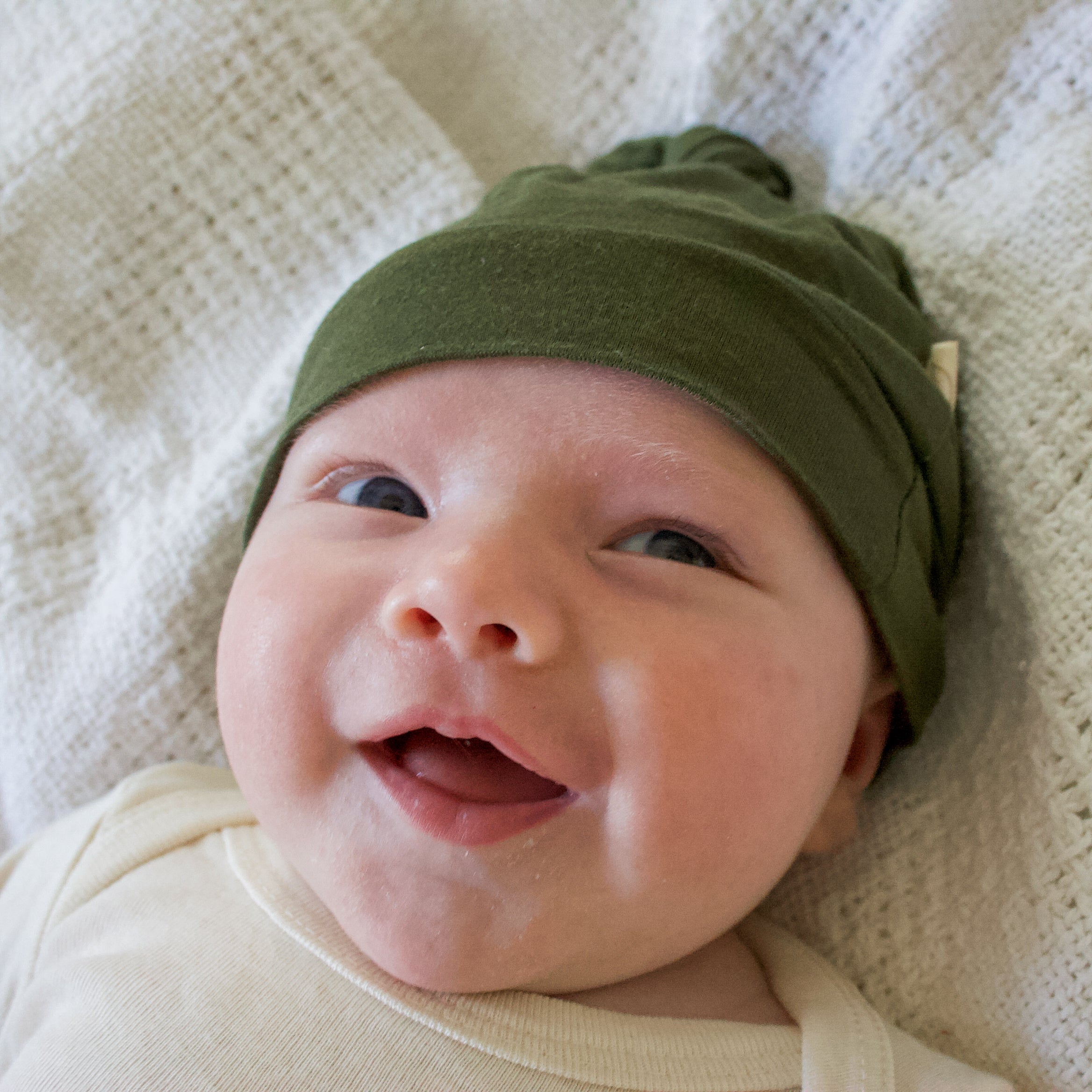 Top Knot Hat | Olive | Bamboo