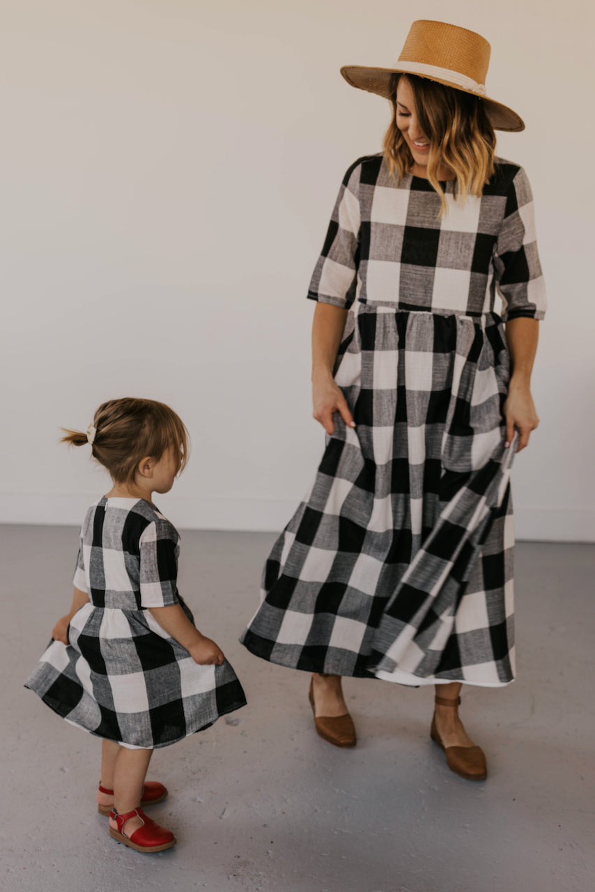 Mini Maddie Buffalo Plaid Dress