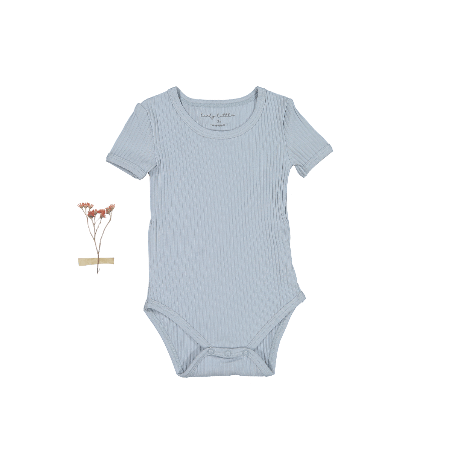 The Short Sleeve Onesie -  Blue Short Sleeve Onesie Lovely Littles   