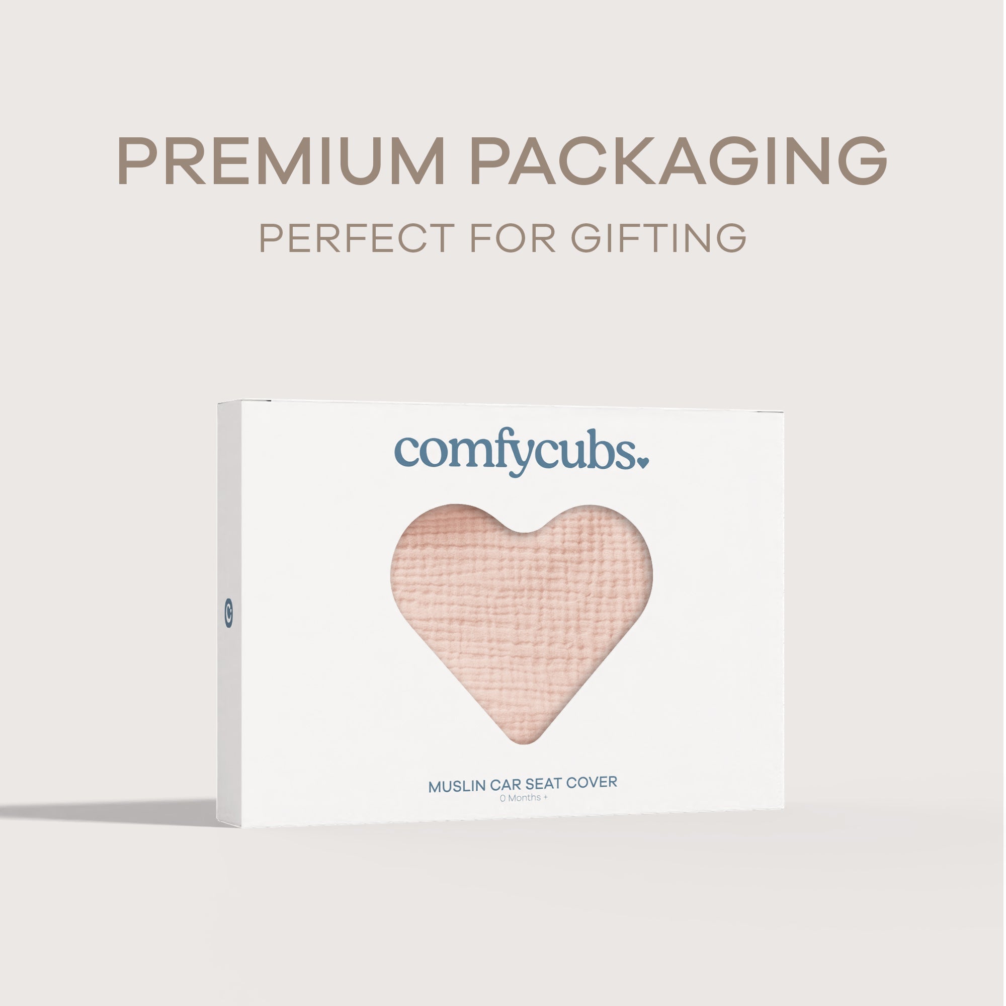 Baby Car Seat Cover in Blush