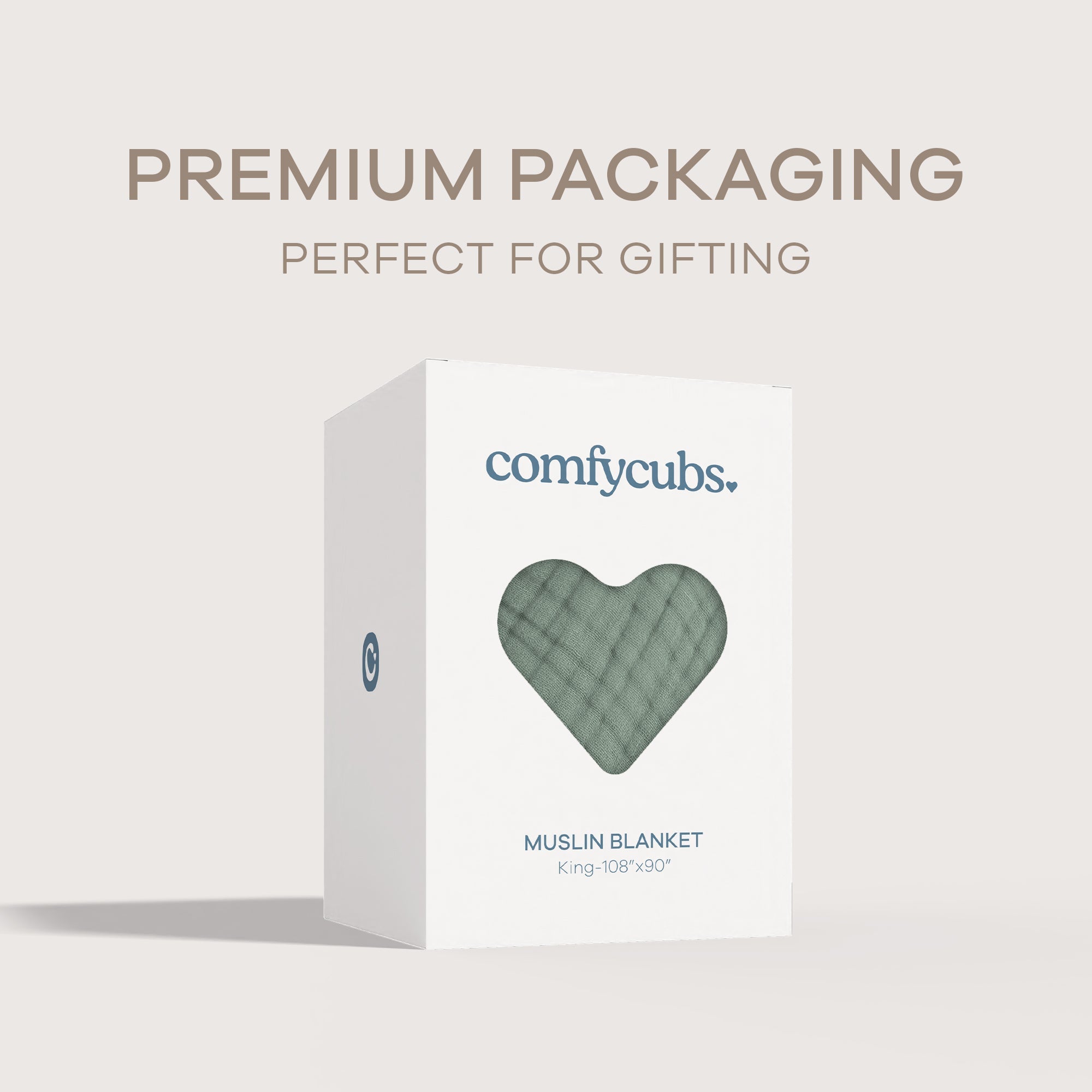 Adult Muslin Blanket in Fern